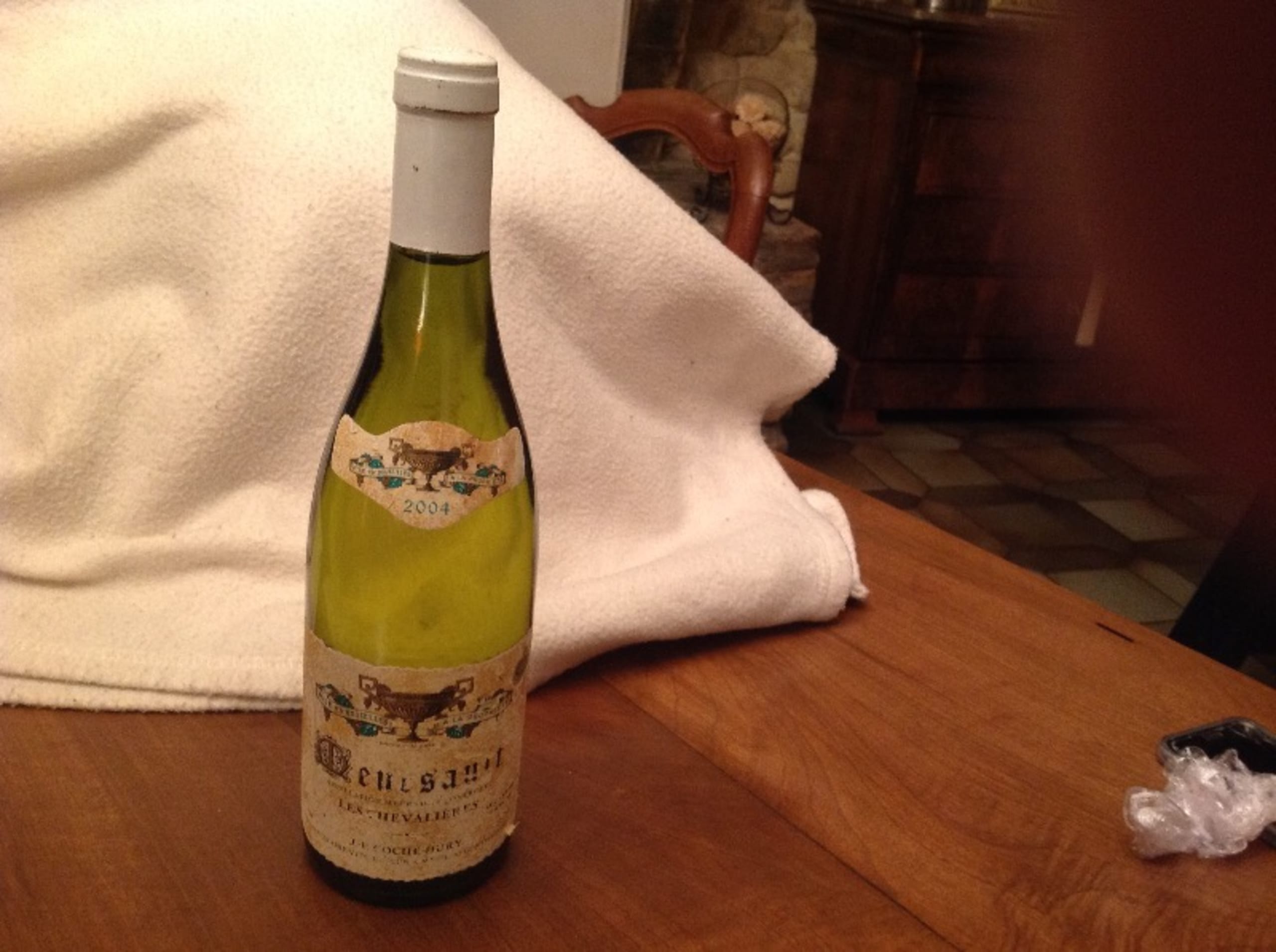 Meursault, Les chevalières, jF Coche Dury, 2004