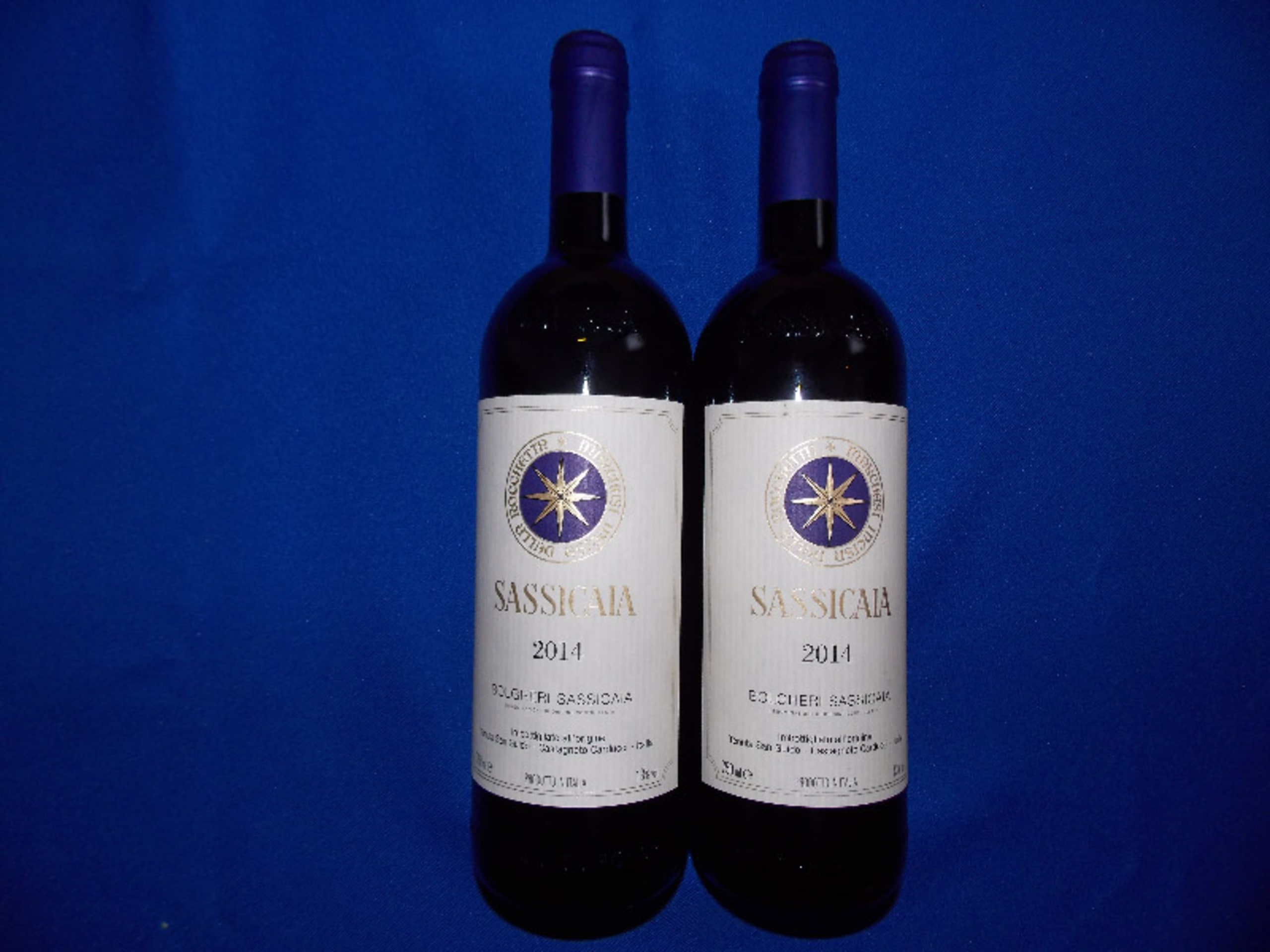 2 x TENUTA SAN GUIDO, Sassicaia INCISA DELA ROCHETTA, BOLGHERI, 2014
