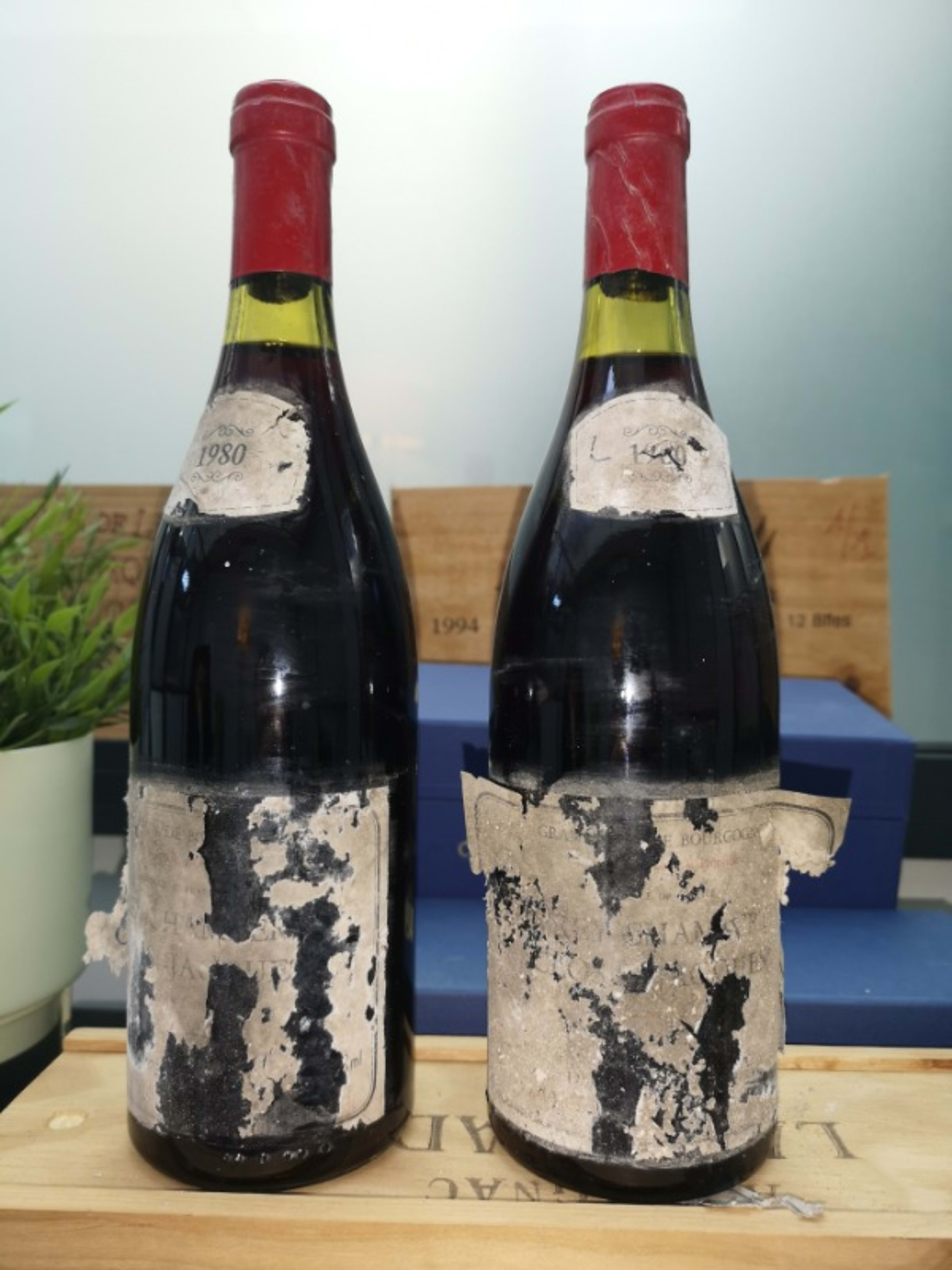 2 x Gevrey-Chambertin, Clos saint Jacques, Domaine Claire Daü, 1980