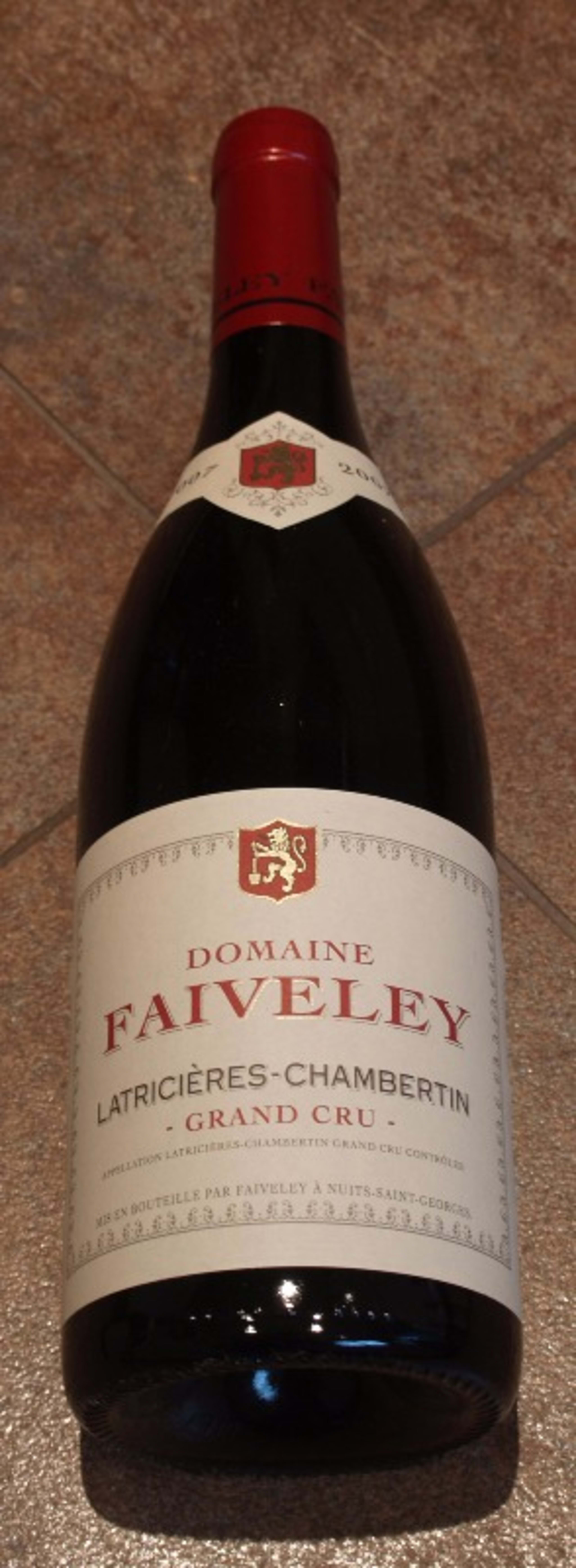 Latricières-Chambertin, Grand Cru, Domaine Faiveley, 2007