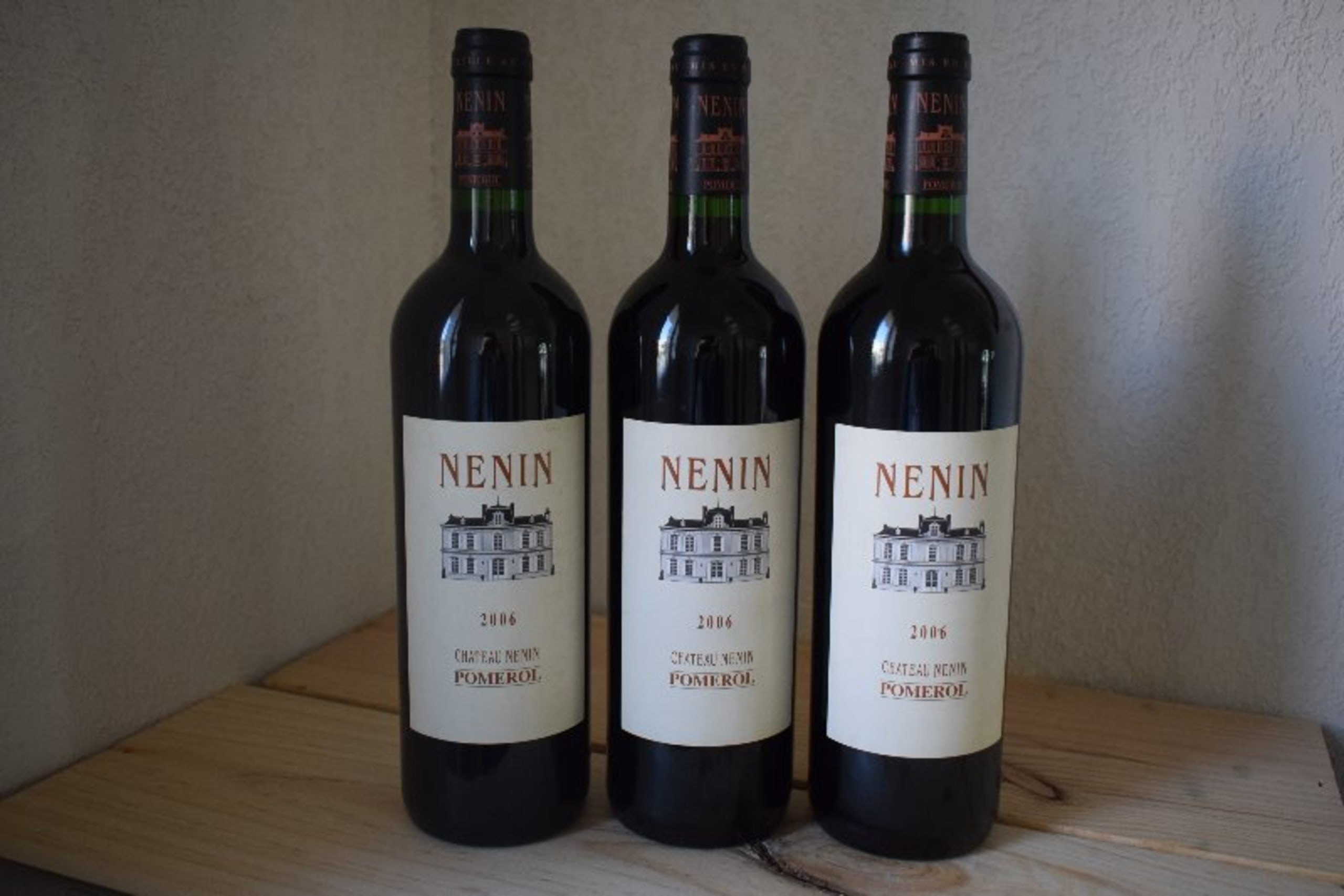 3 x Château Nenin, Pomerol, 2006
