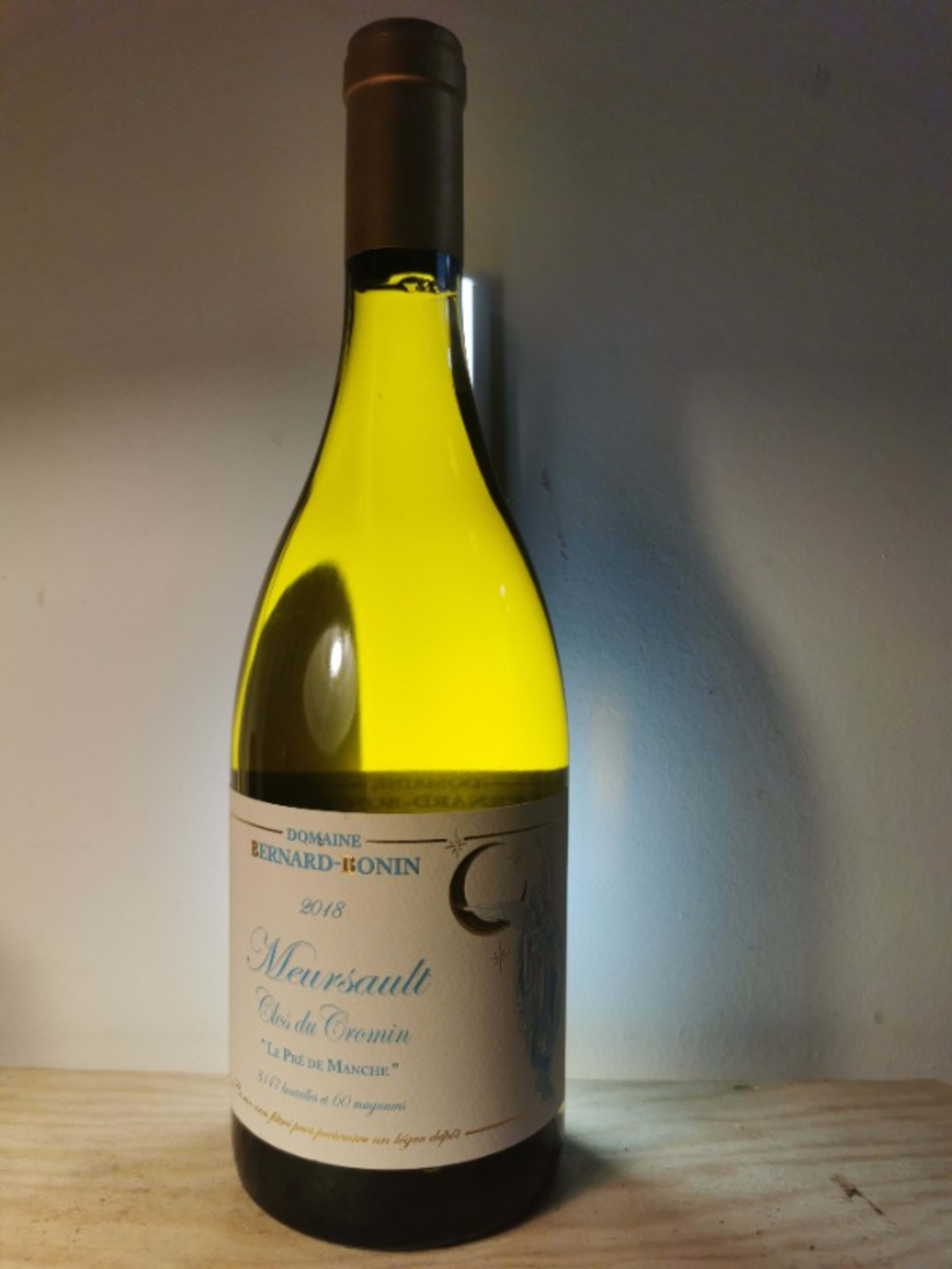 Meursault, Clos du Cromin - Le Pré du Manche, Domaine Bernard Bonin, 2018