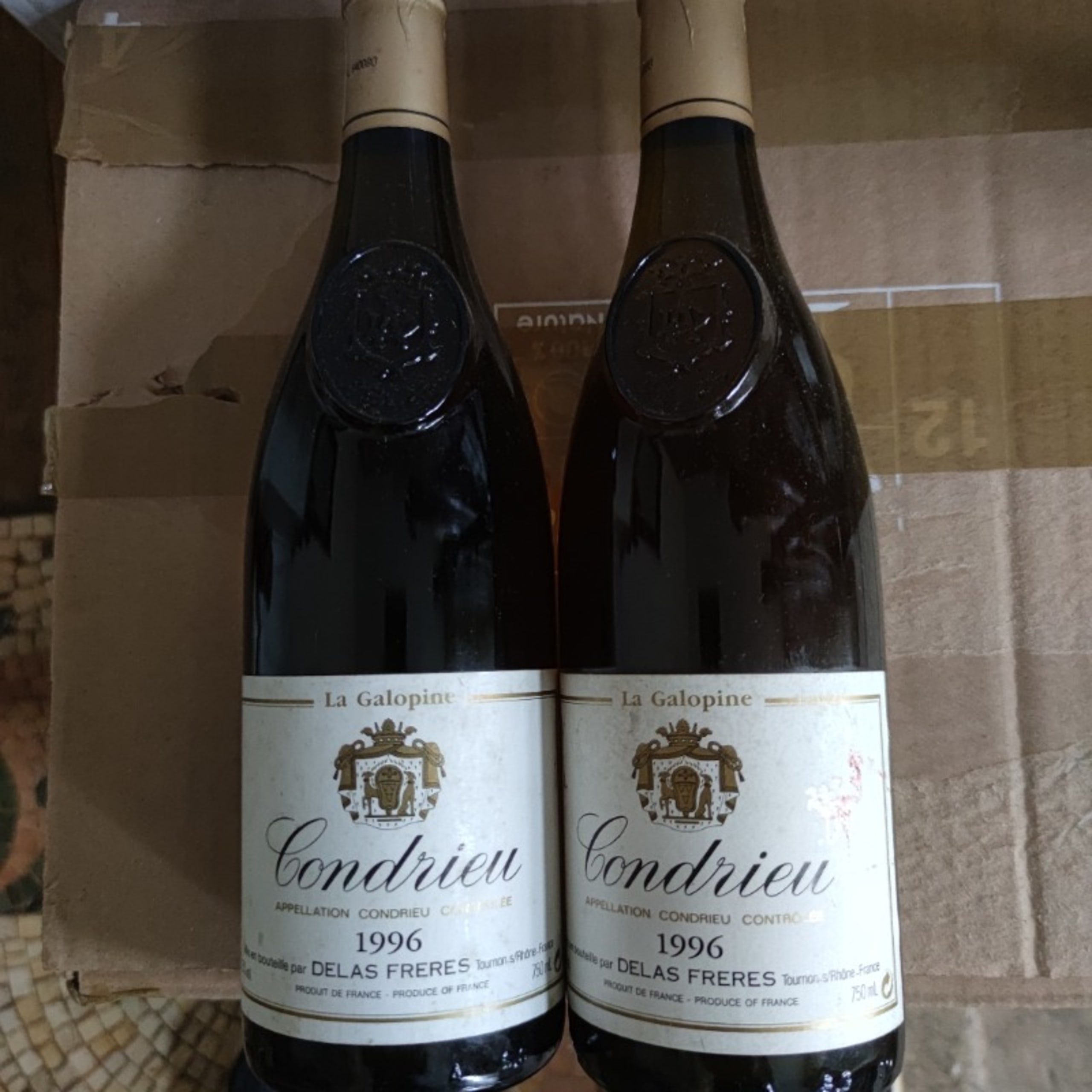 2 x Condrieu, La Galopine, Delas, 1996