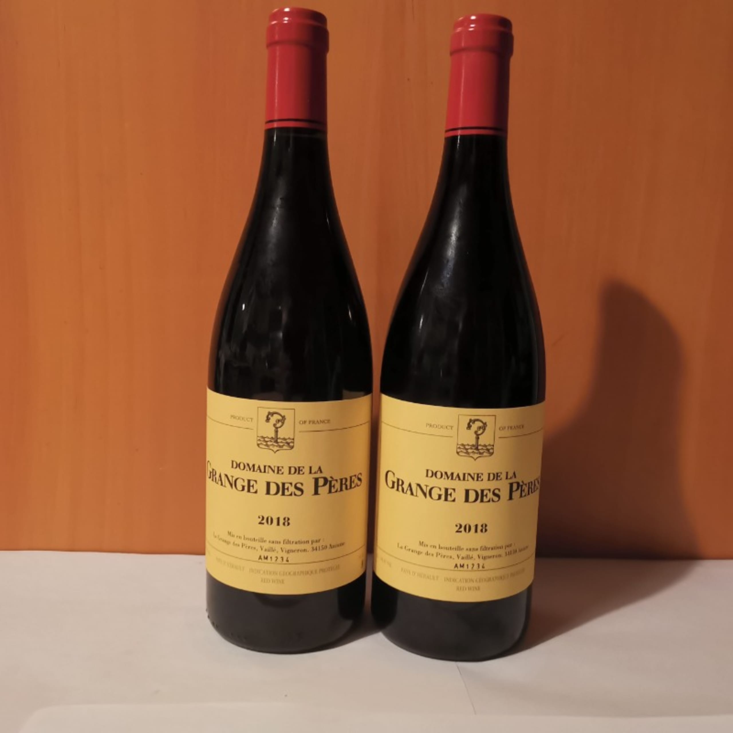2 x Domaine de la Grange des Pères, Vin de Pays de l'Hérault, 2018