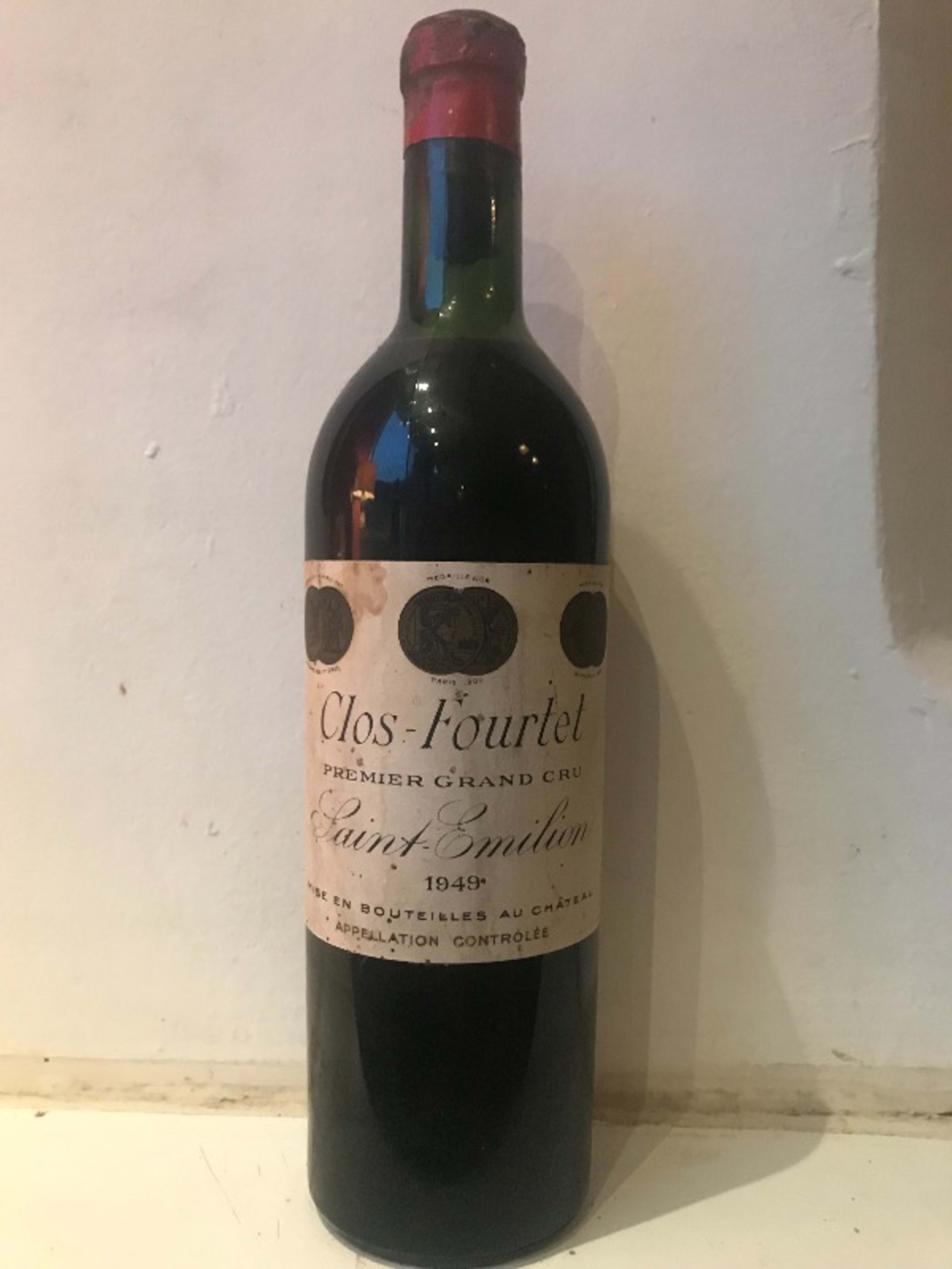 1er grand cru classé, Château Clos Fourtet, Saint-Émilion, 1949