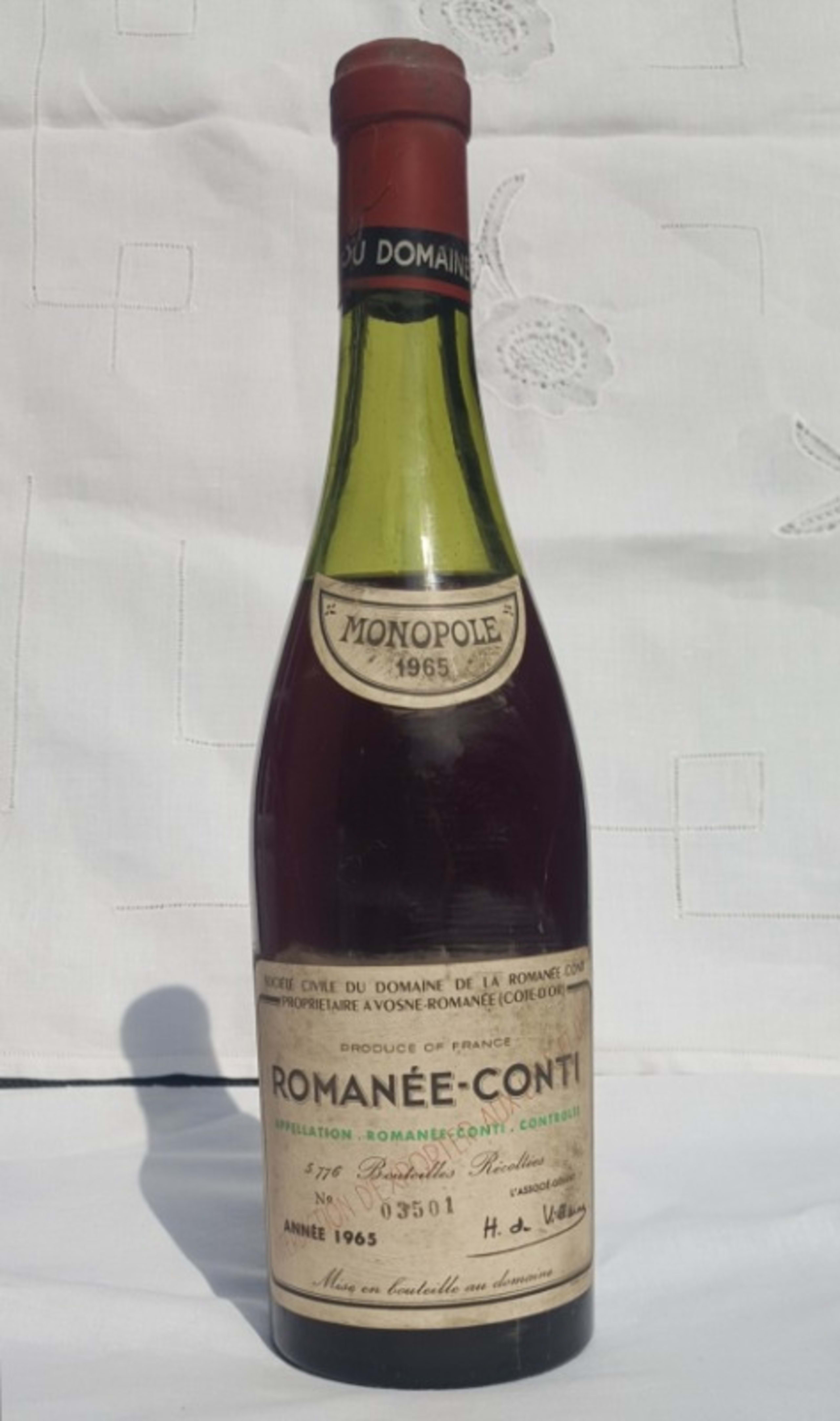 Romanée-Conti, Domaine de la Romanée Conti, 1965 (-6,5cm)