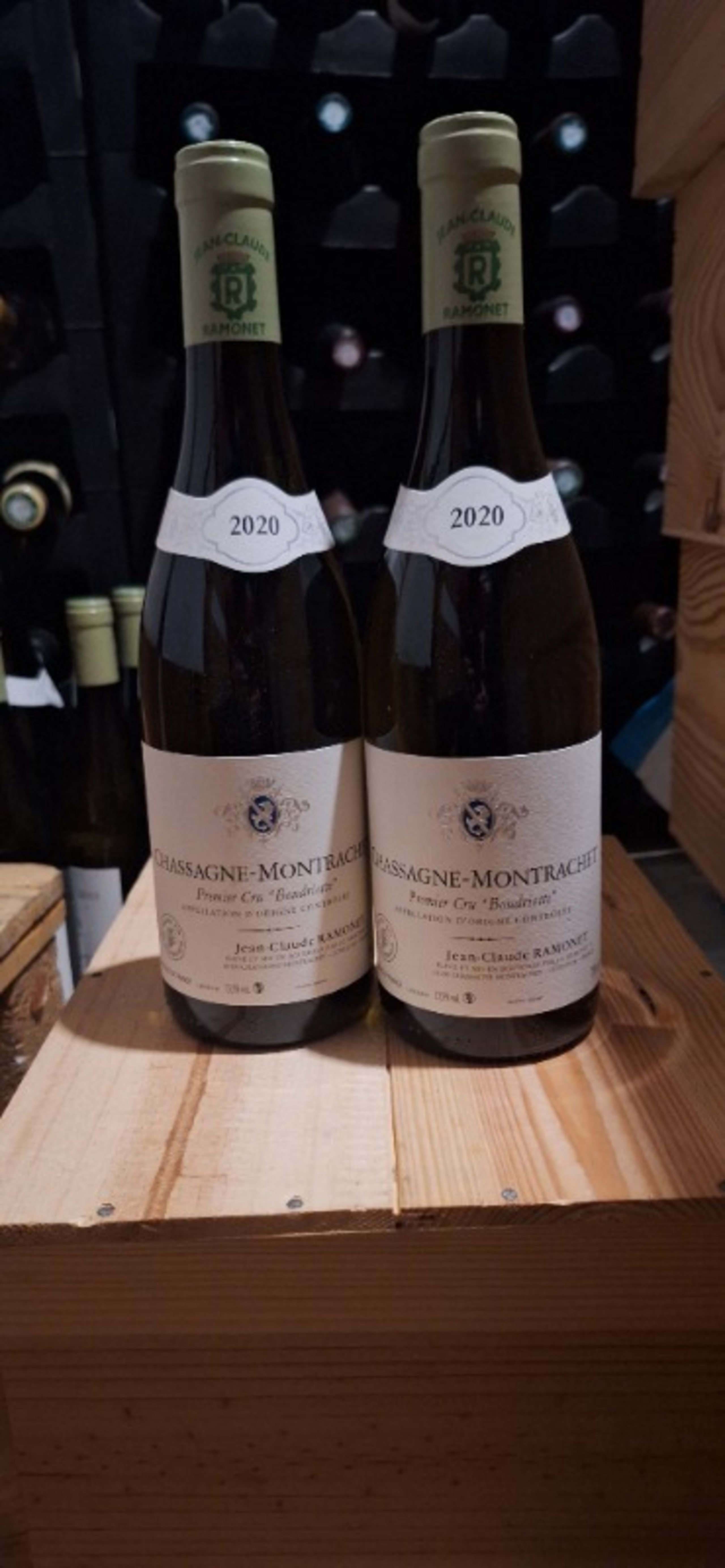 2 x Chassagne-Montrachet, 1er cru Boudriotte, Domaine Ramonet, 2020
