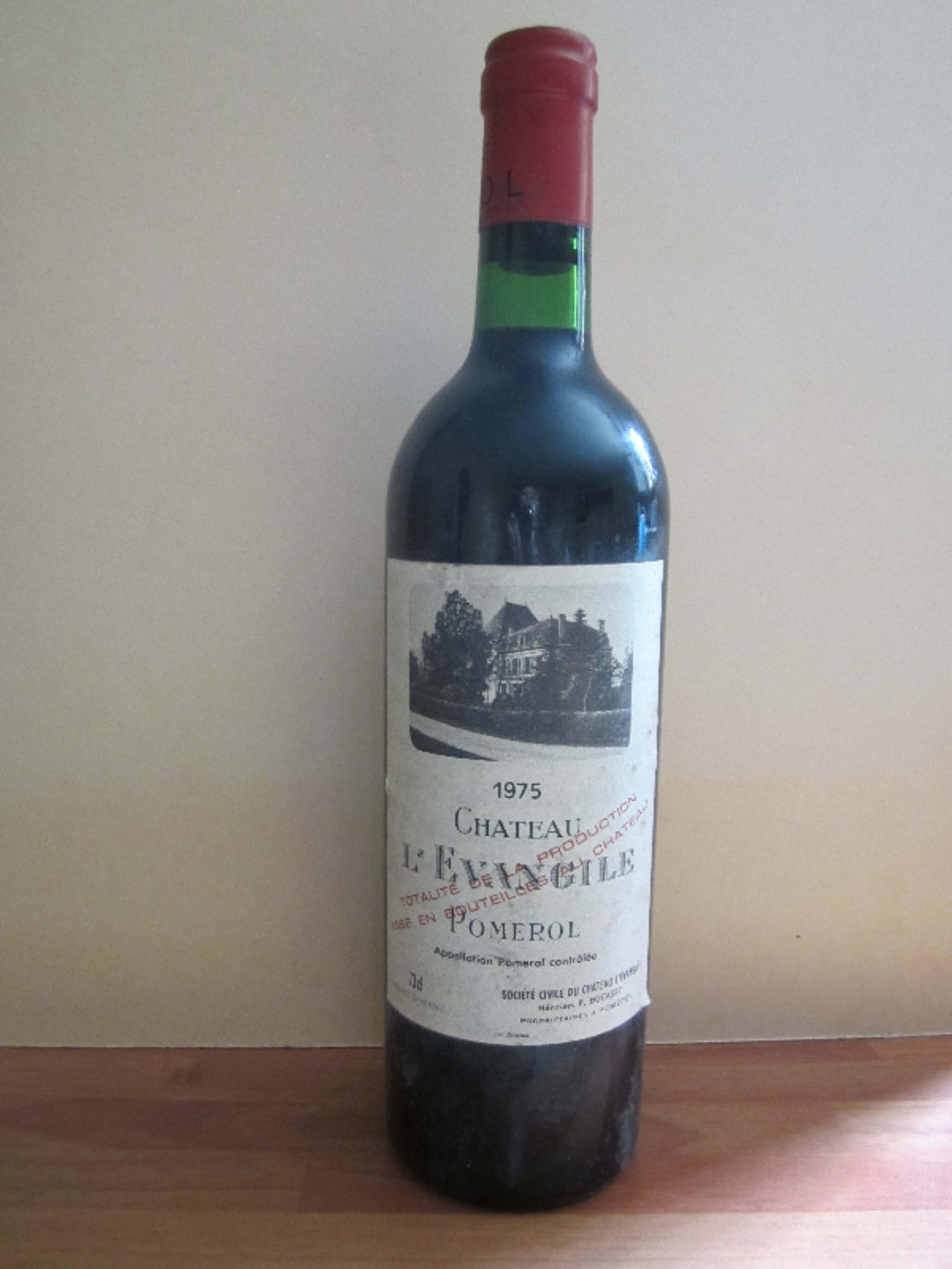 Pomerol, CHATEAU L'EVANGILE, 1975