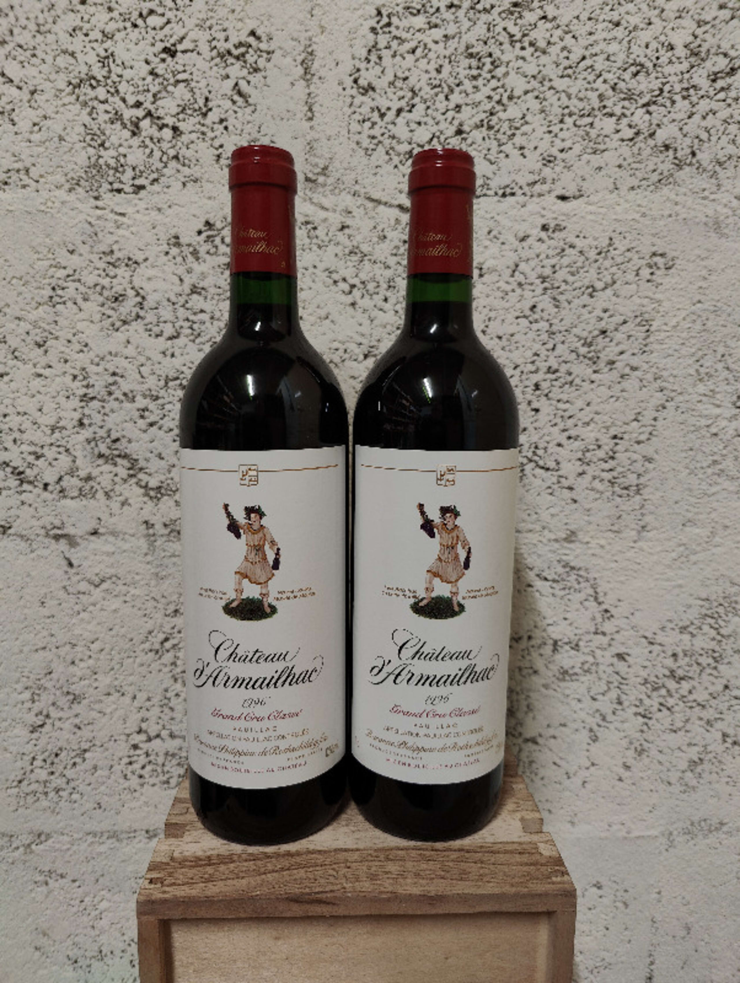 2 x château D'armailhac, Pauillac, 1996