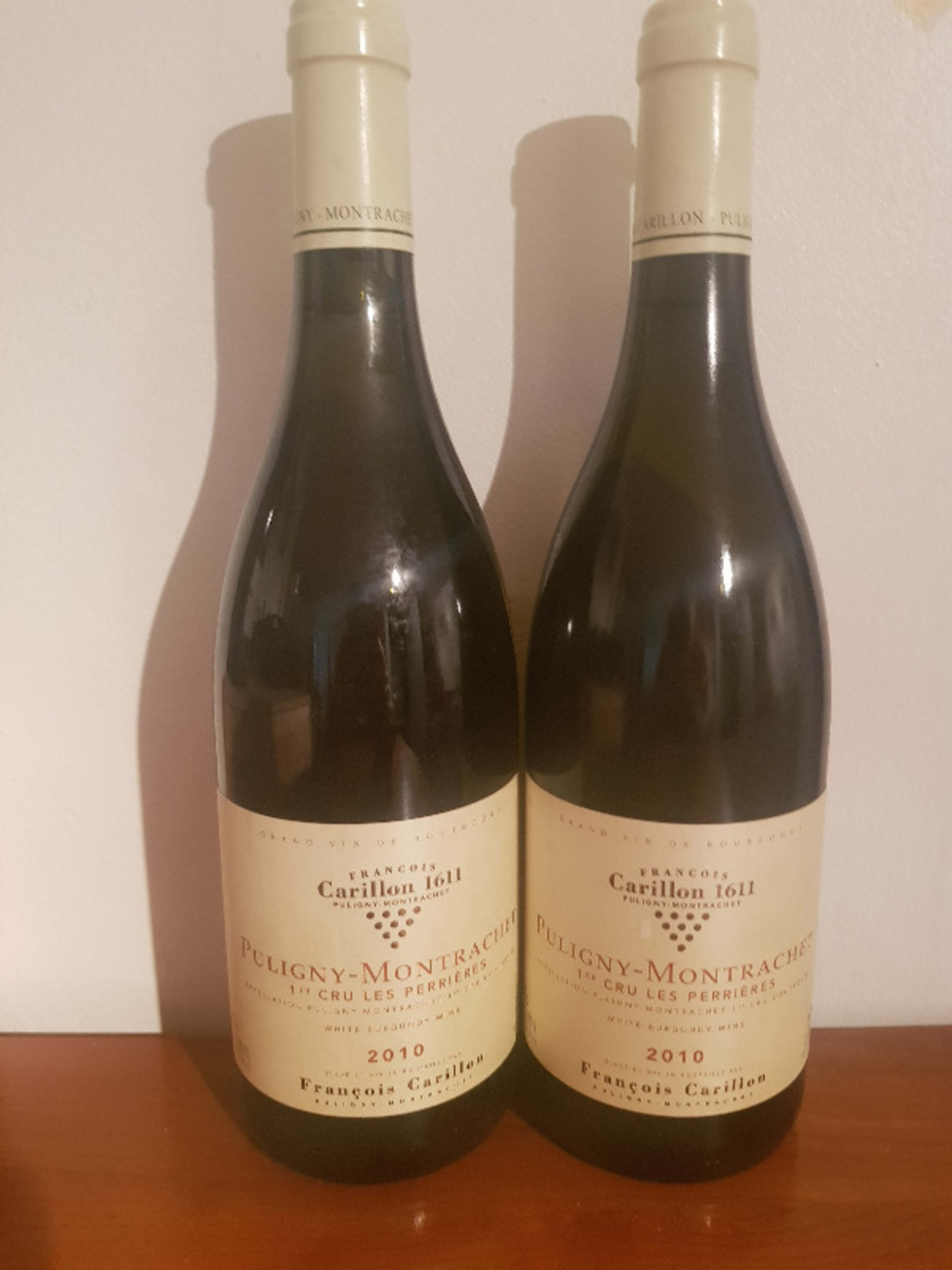 2 x Puligny-Montrachet, 1er cru - Les Perrières, François Carillon, 2010