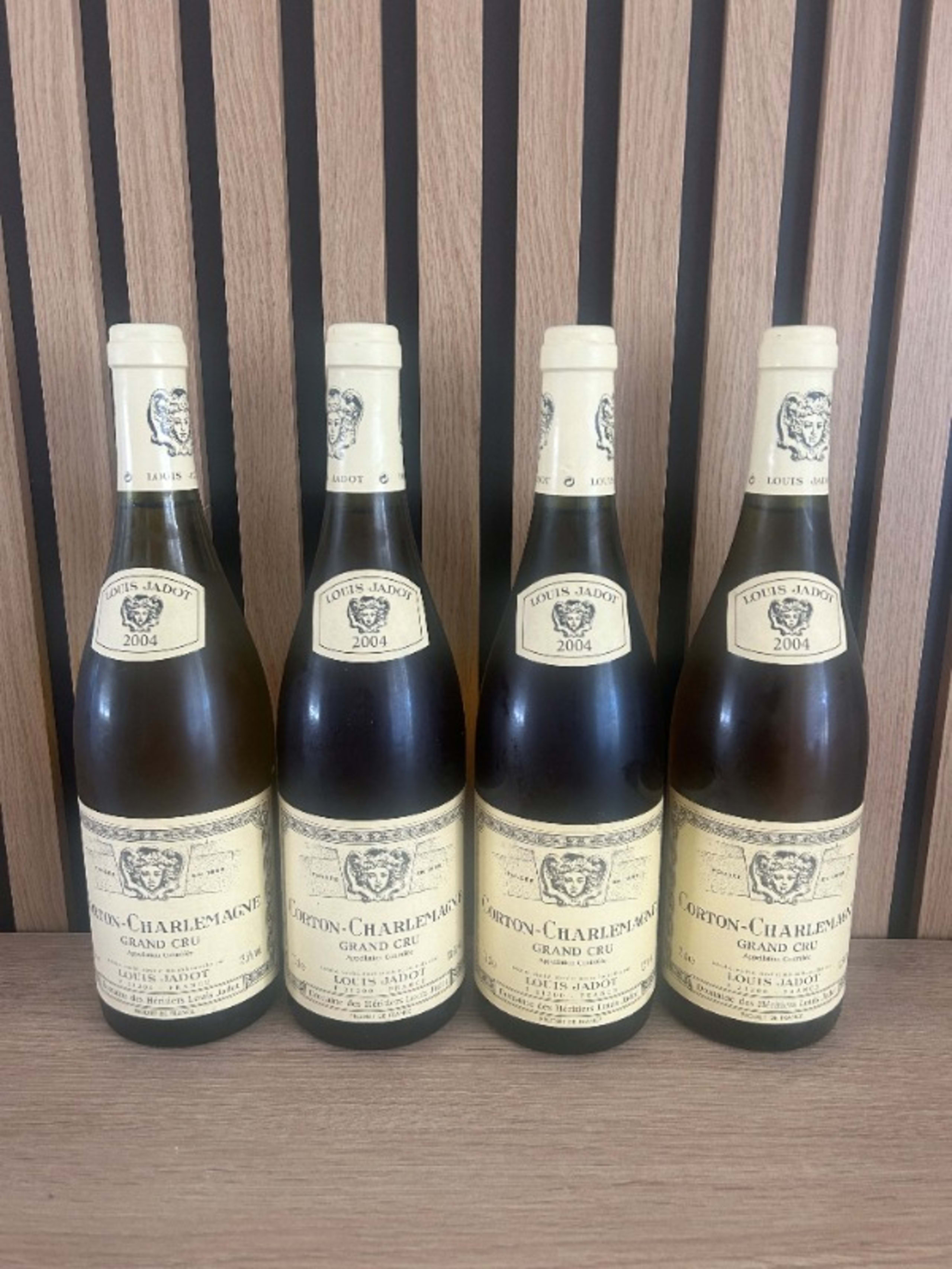 4 x Corton-Charlemagne, Grand cru, Louis Jadot, 2004