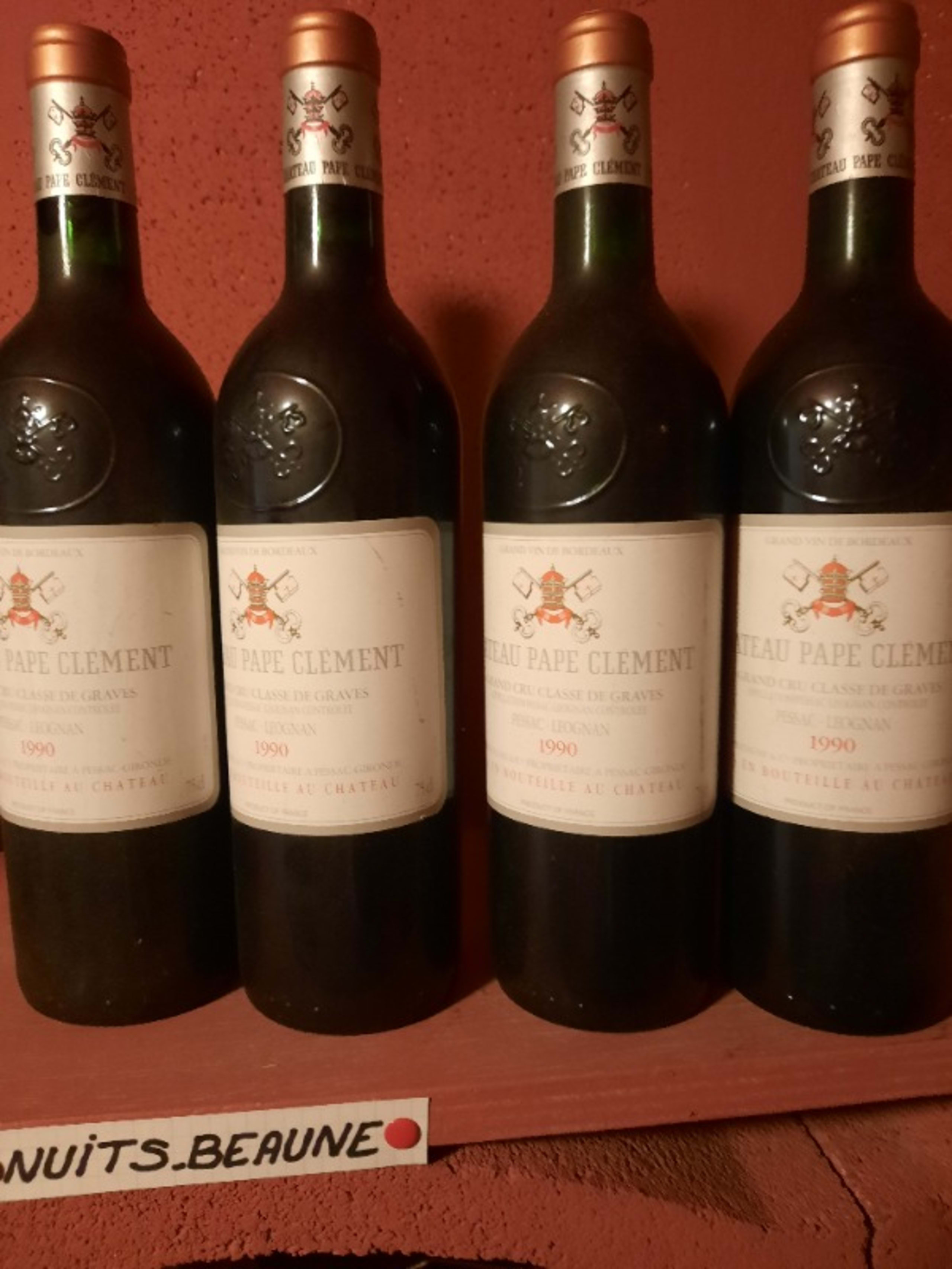 4 x Château Pape Clément, Pessac-Léognan, 1990