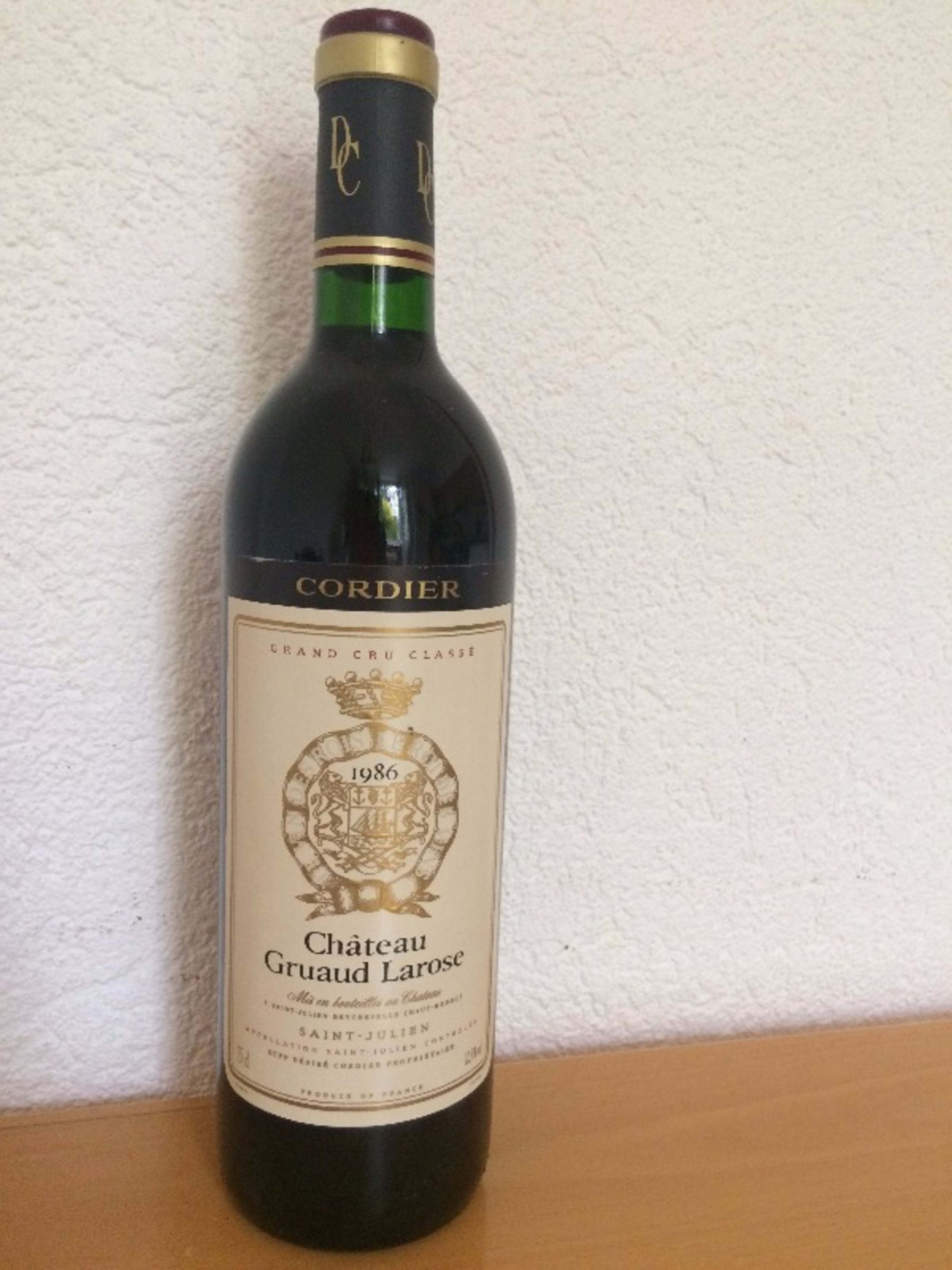 Château Gruaud Larose, Saint-Julien, 1986
