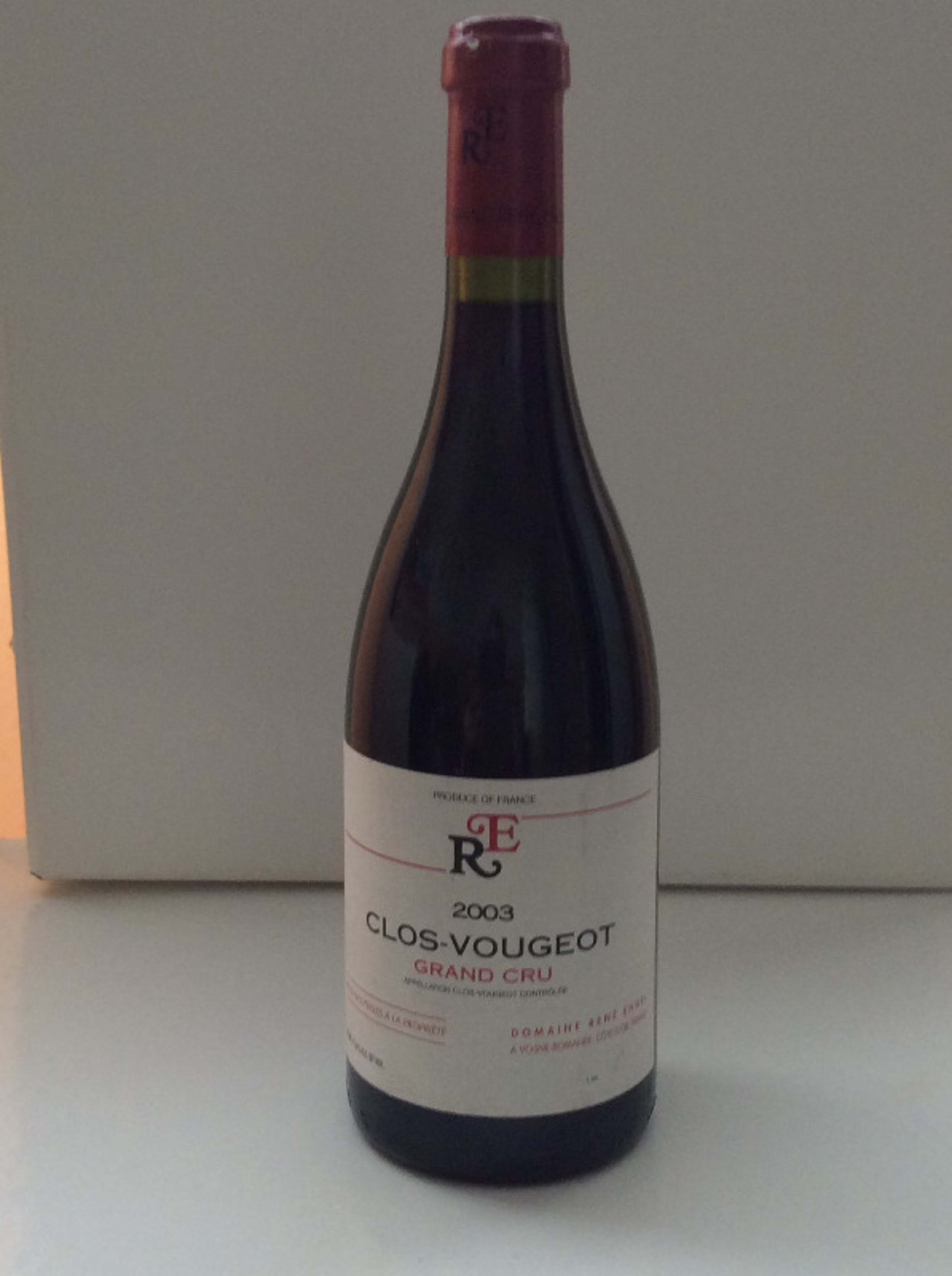 Clos de Vougeot, Domaine René Engel, 2003
