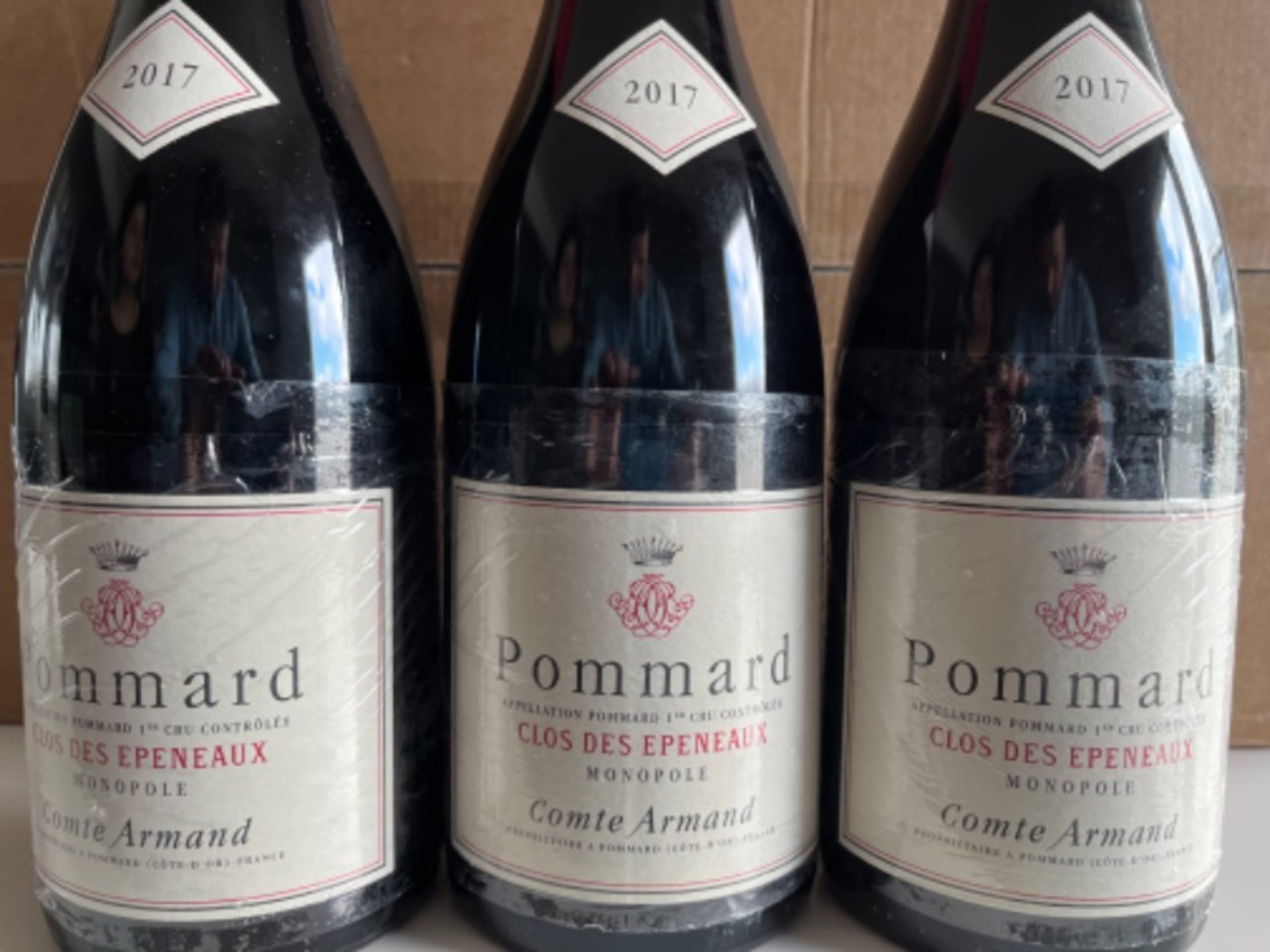 3 x Pommard, 1er Cru - Les Epeneaux, comte Armand, 2017