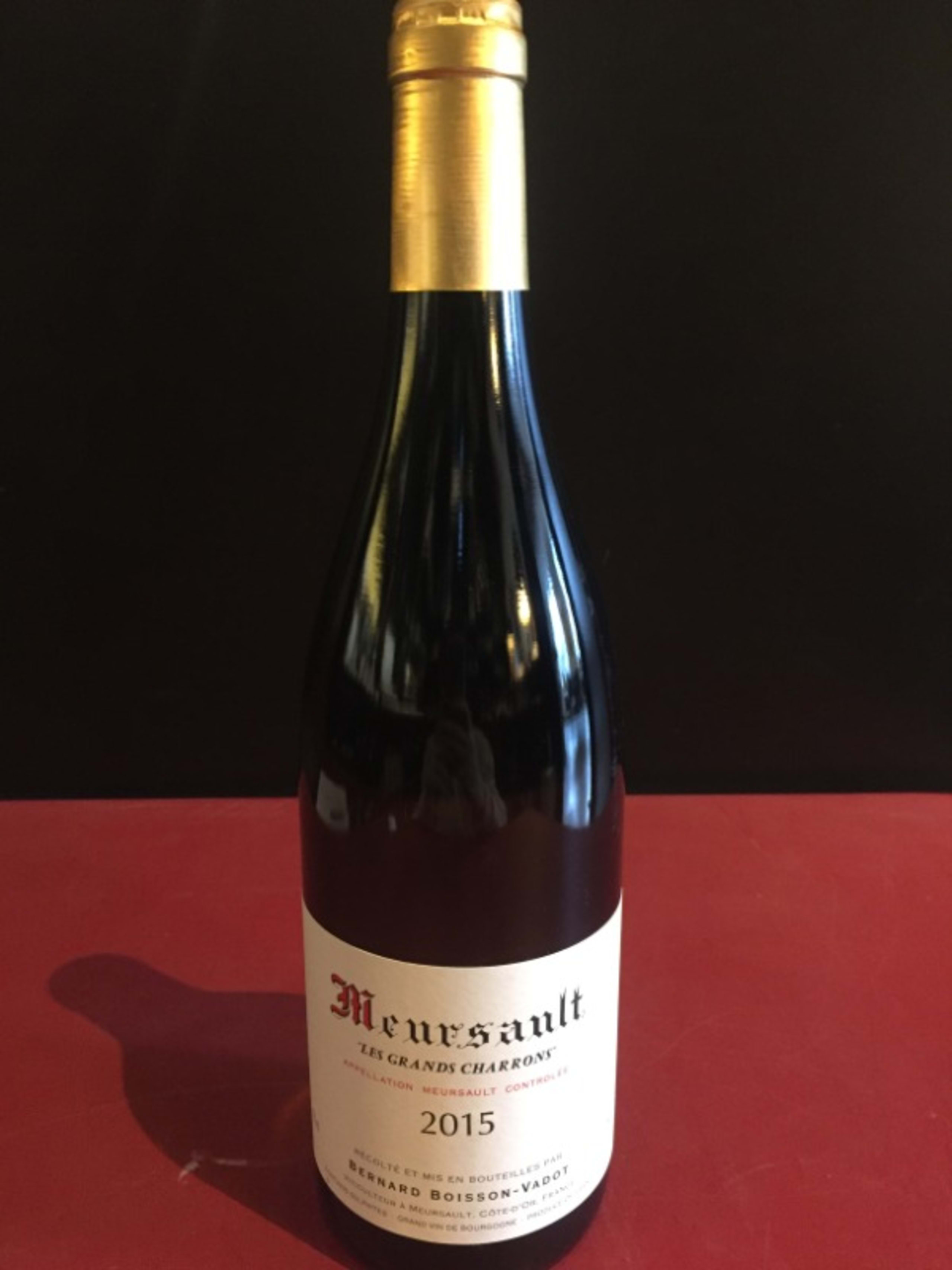 Meursault, Les Grands Charrons, Domaine Bernard Boisson-Vadot, 2015 (recover. VAT récup.)