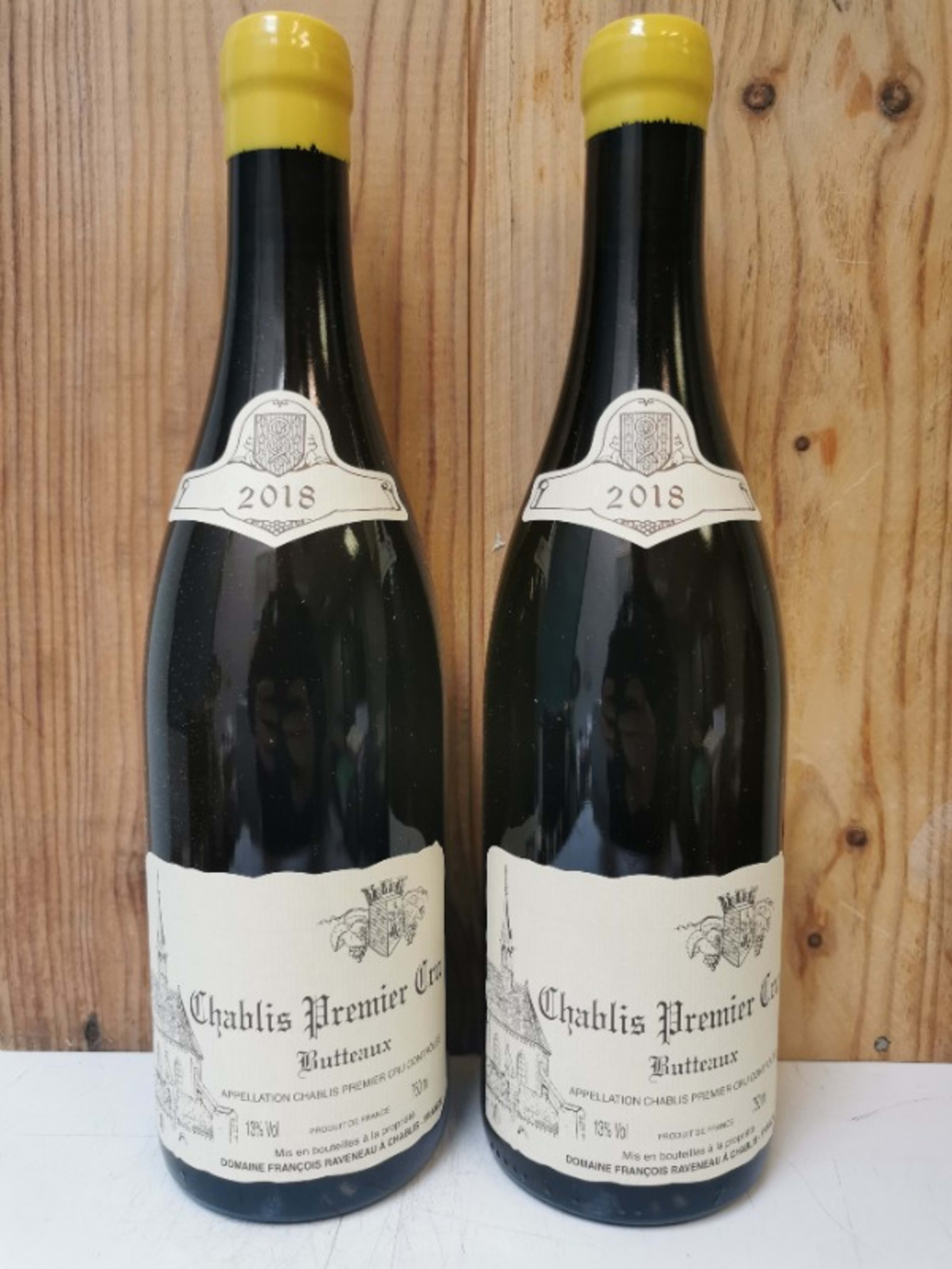2 x Chablis Premier Cru, Butteaux, Domaine François Raveneau, 2018