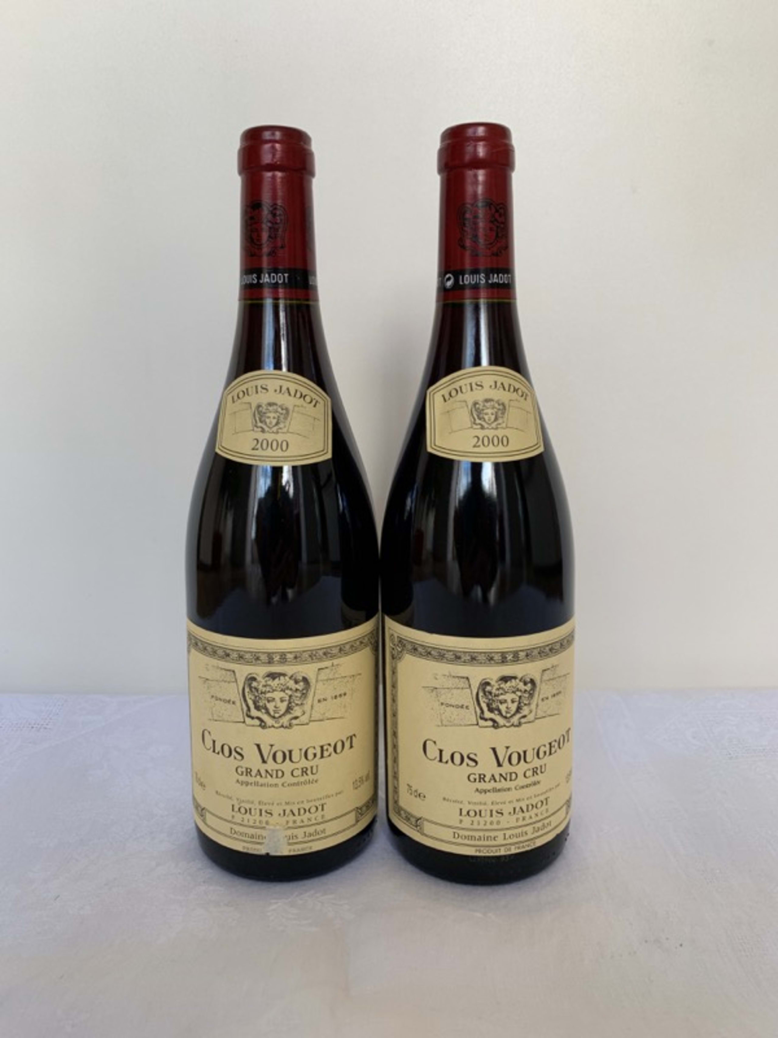 2 x Hautes-Côtes-de-Nuits, Grand Cru, Clos Vougeot, Louis Jadot, 2000