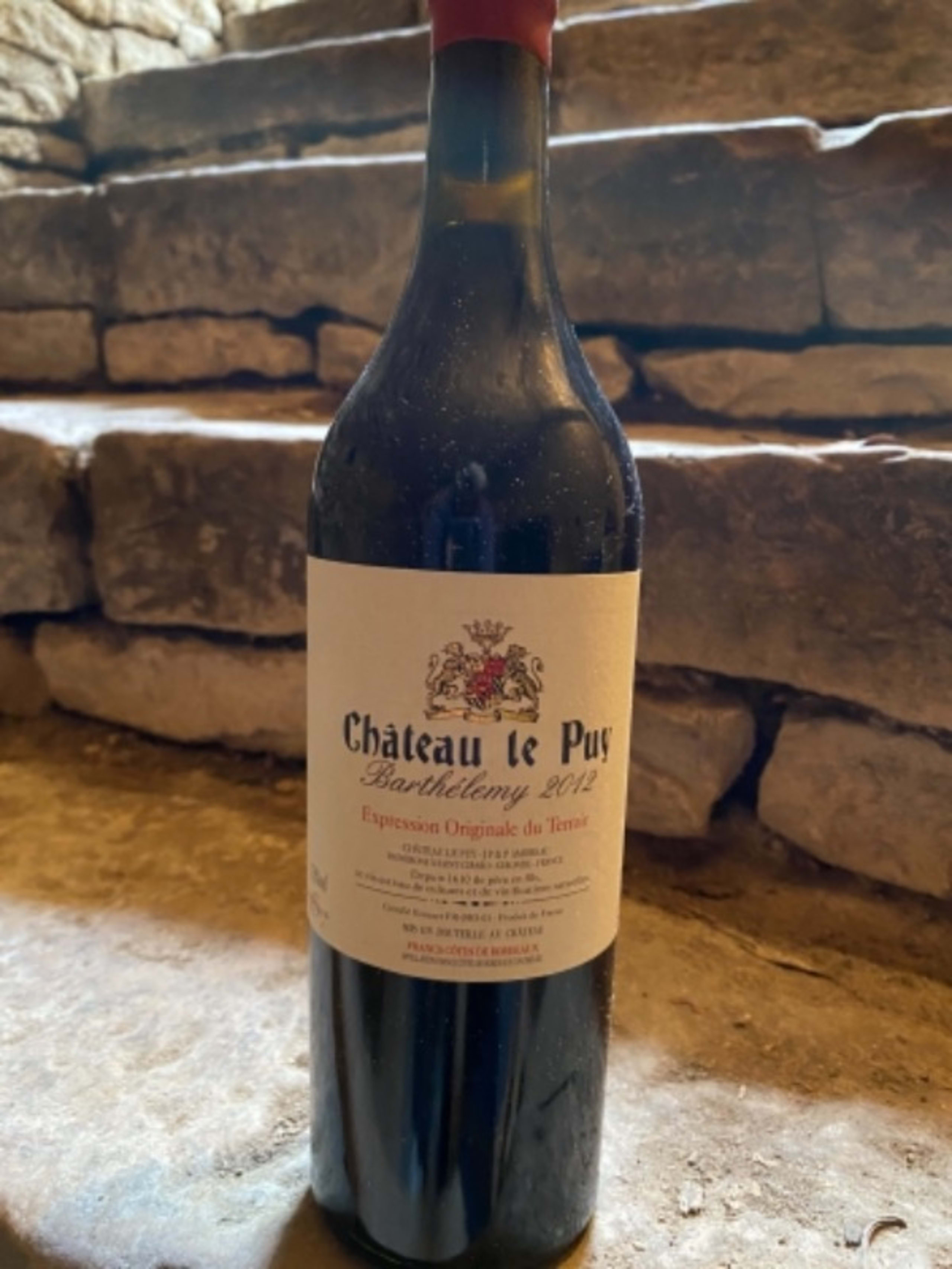 Barthélémy, Château le Puy, Côtes-de-Francs, 2012