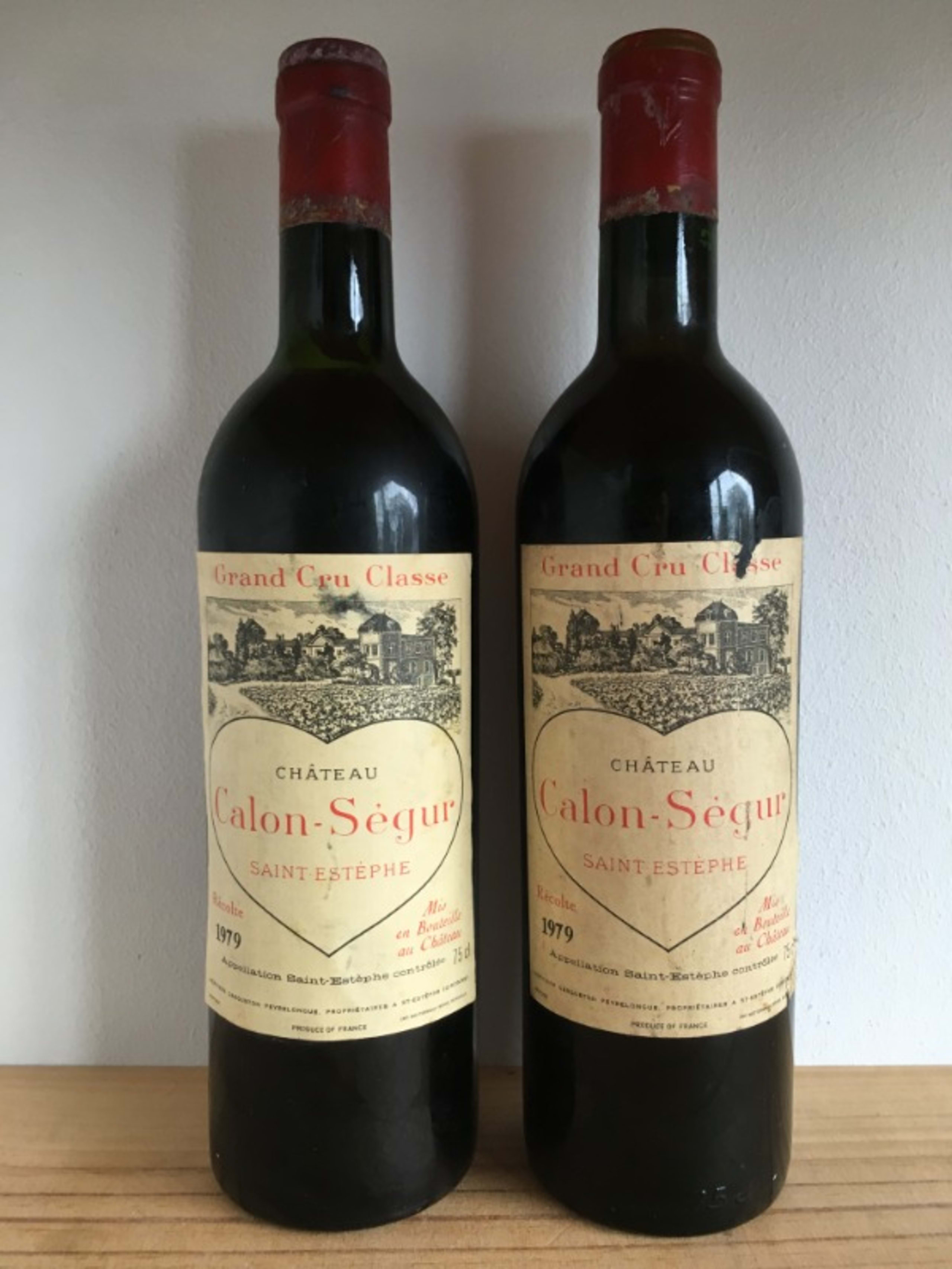 2 x CALON SEGUR, Saint-Estèphe, 1979