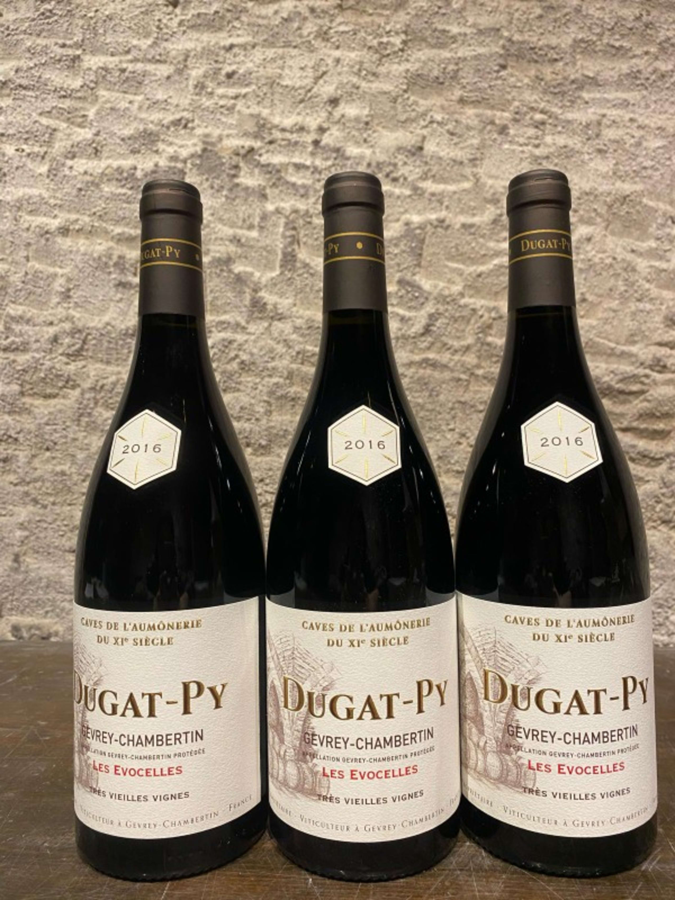 3 x Gevrey-Chambertin, Evocelles, Domaine Dugat-Py, 2016