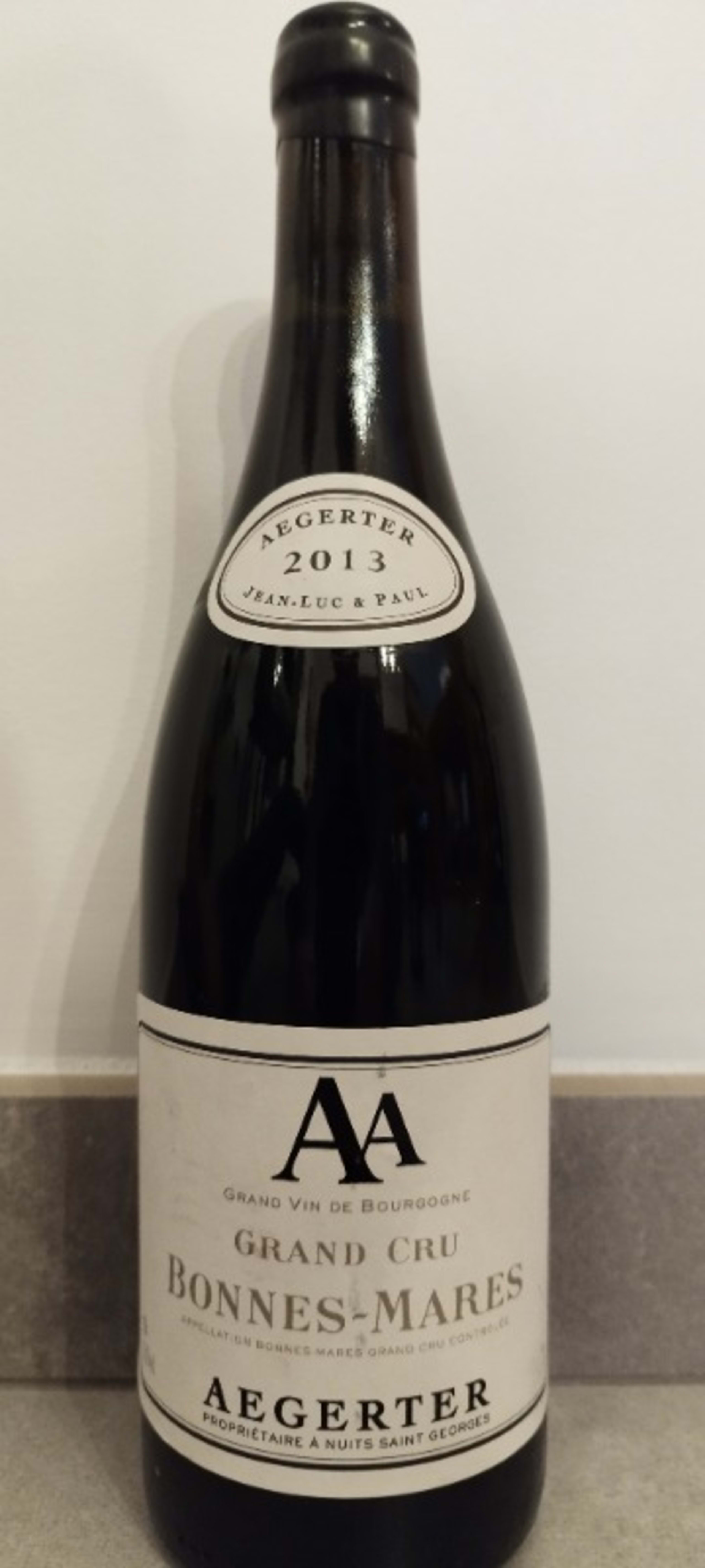 Bonnes-Mares, Grand Cru, Jean Luc & Paul Aegerter, 2013