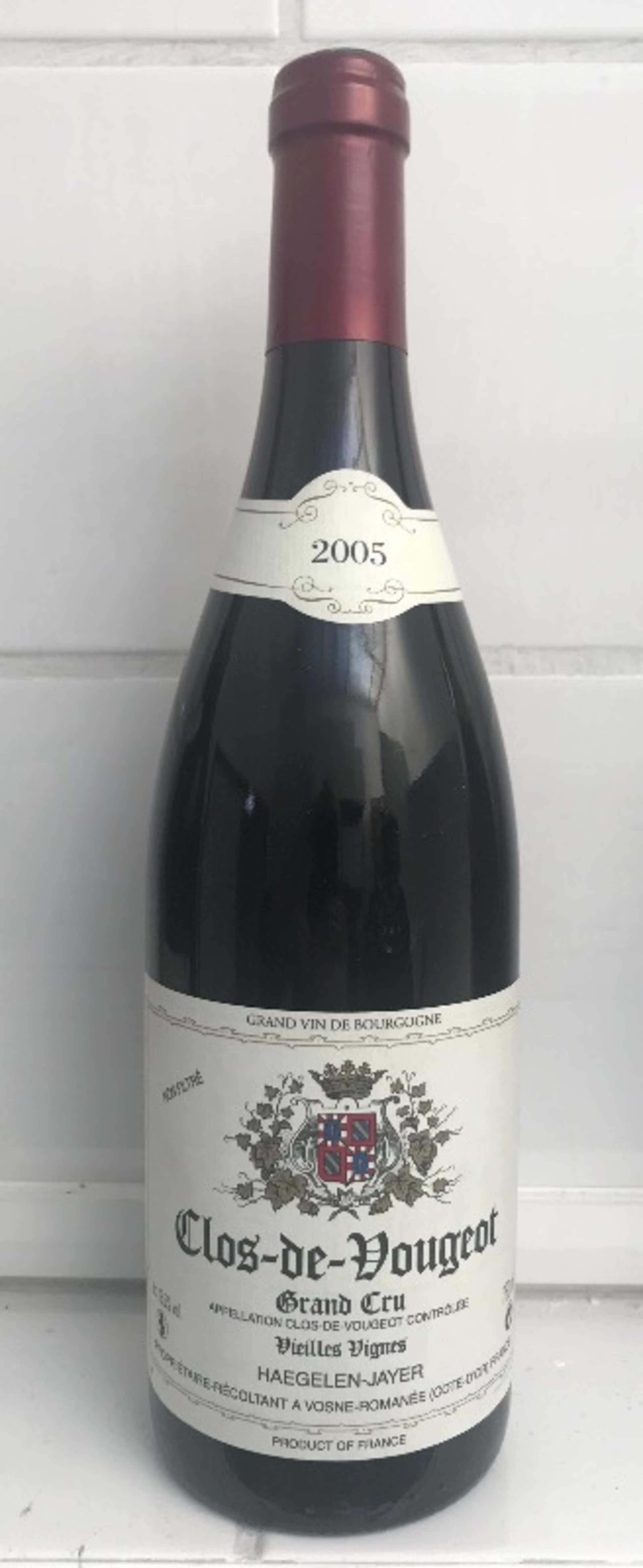 Clos de Vougeot, Haegelen-Jayer, 2005