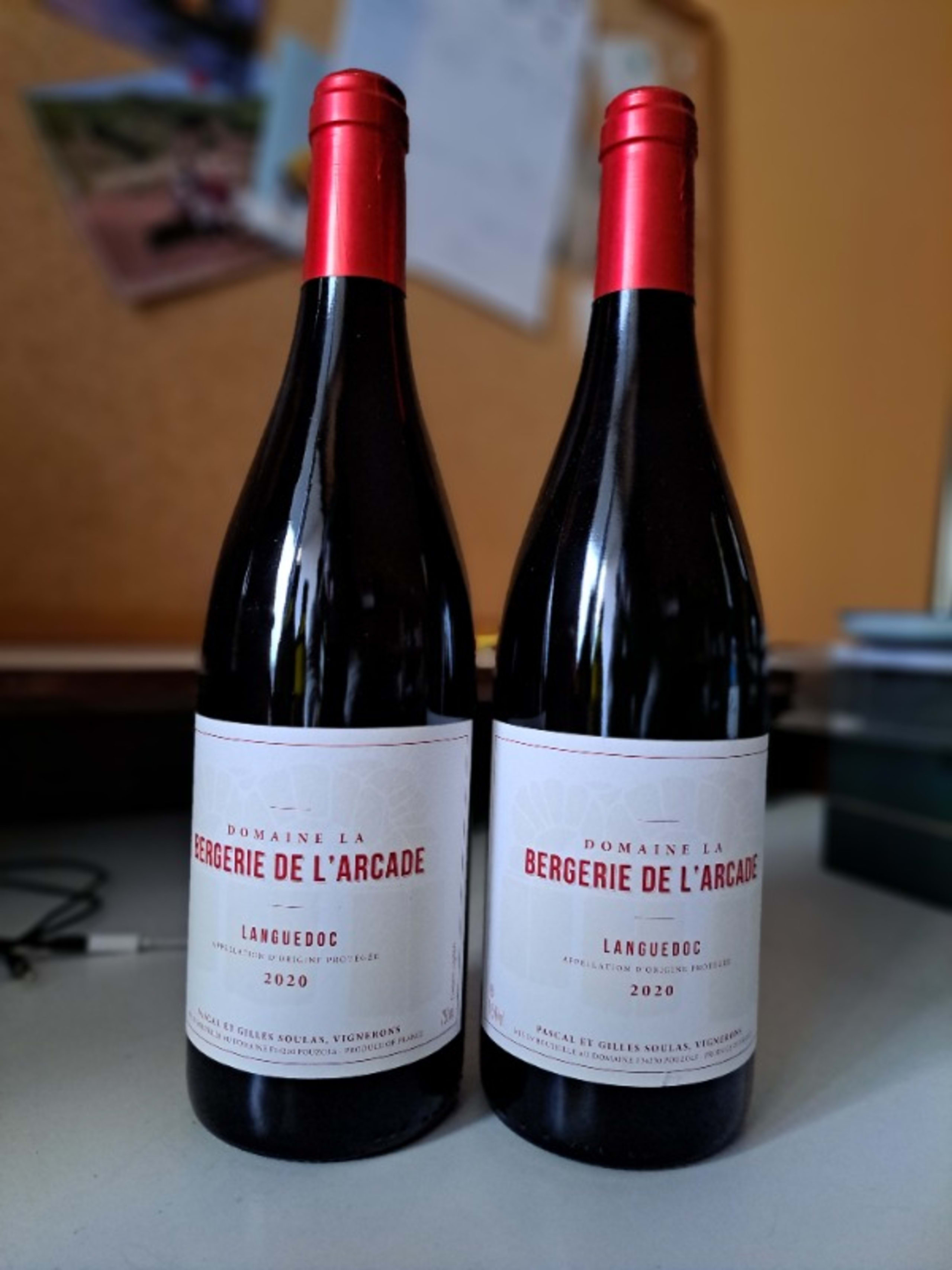 2 x Bergerie de l'Arcade, Coteaux-du-Languedoc, 2020