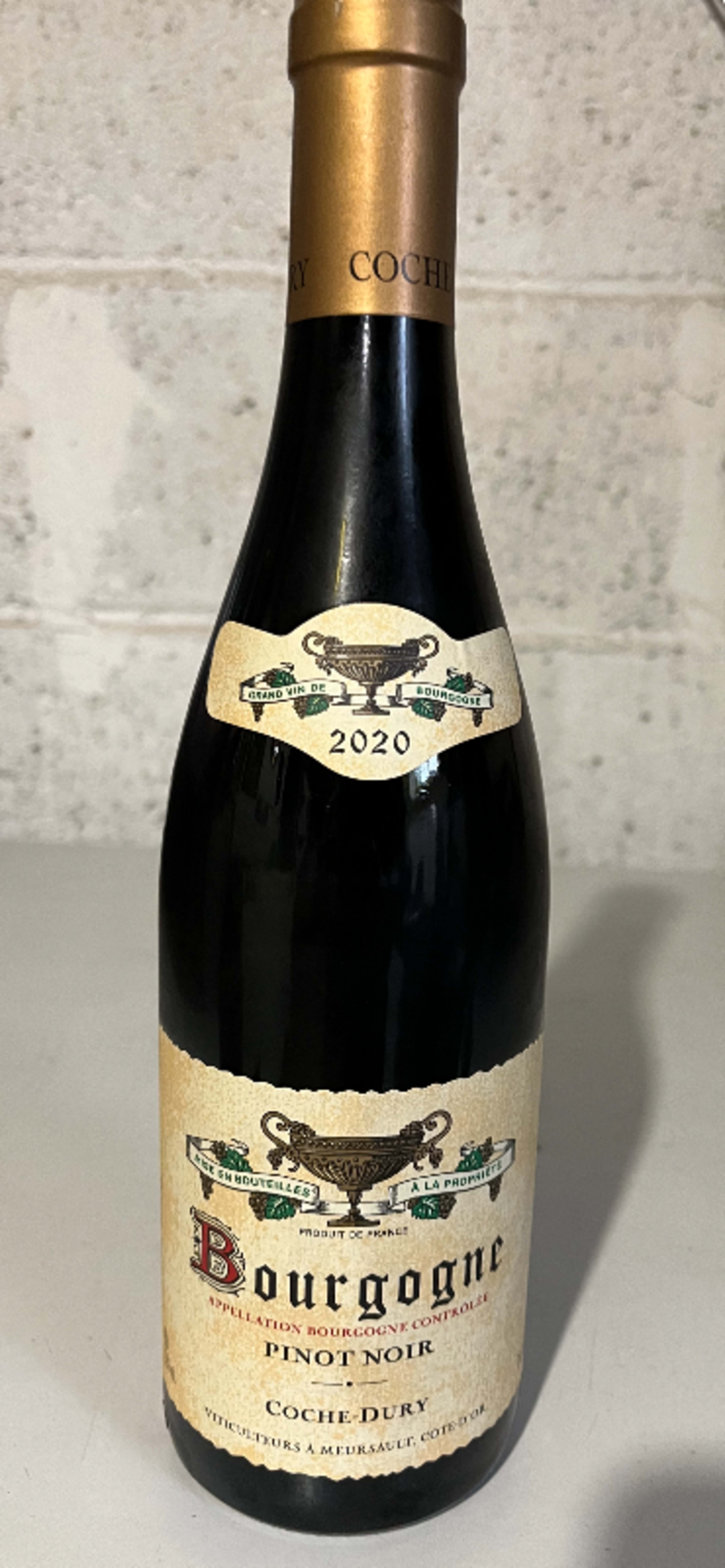 Bourgogne, Pinot Noir, J.F Coche-Dury, 2020