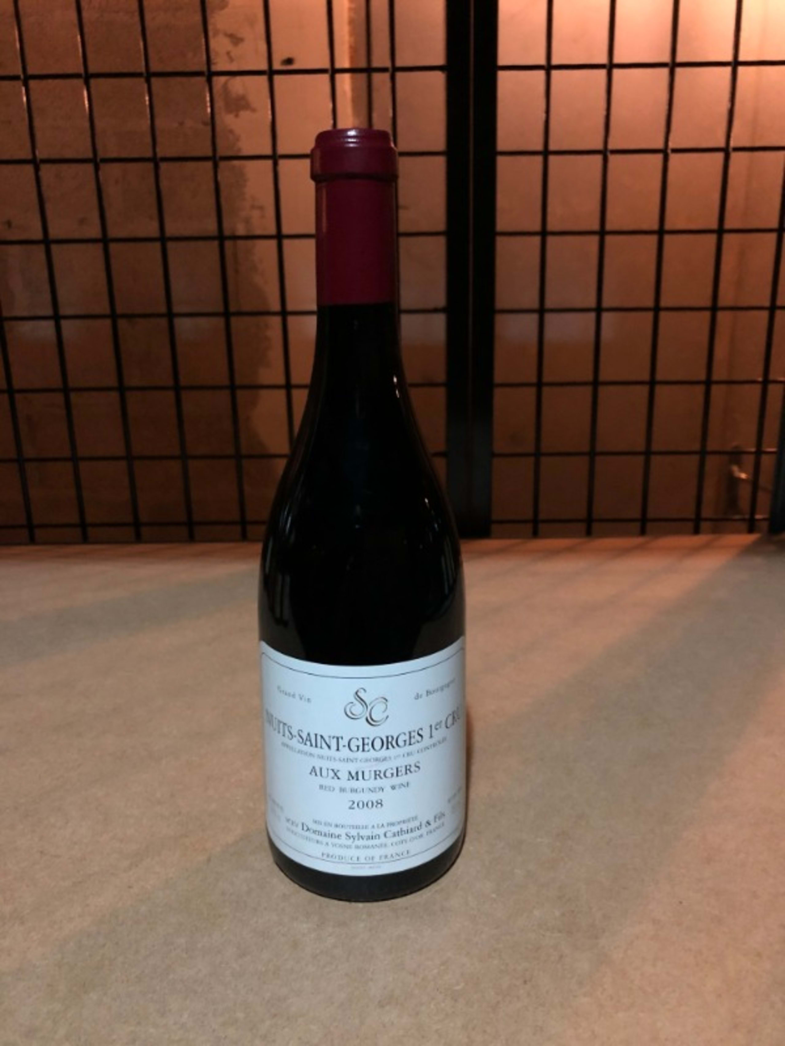 Nuits-Saint-Georges, 1-er cru - Aux Murgers, Sylvain Cathiard, 2008