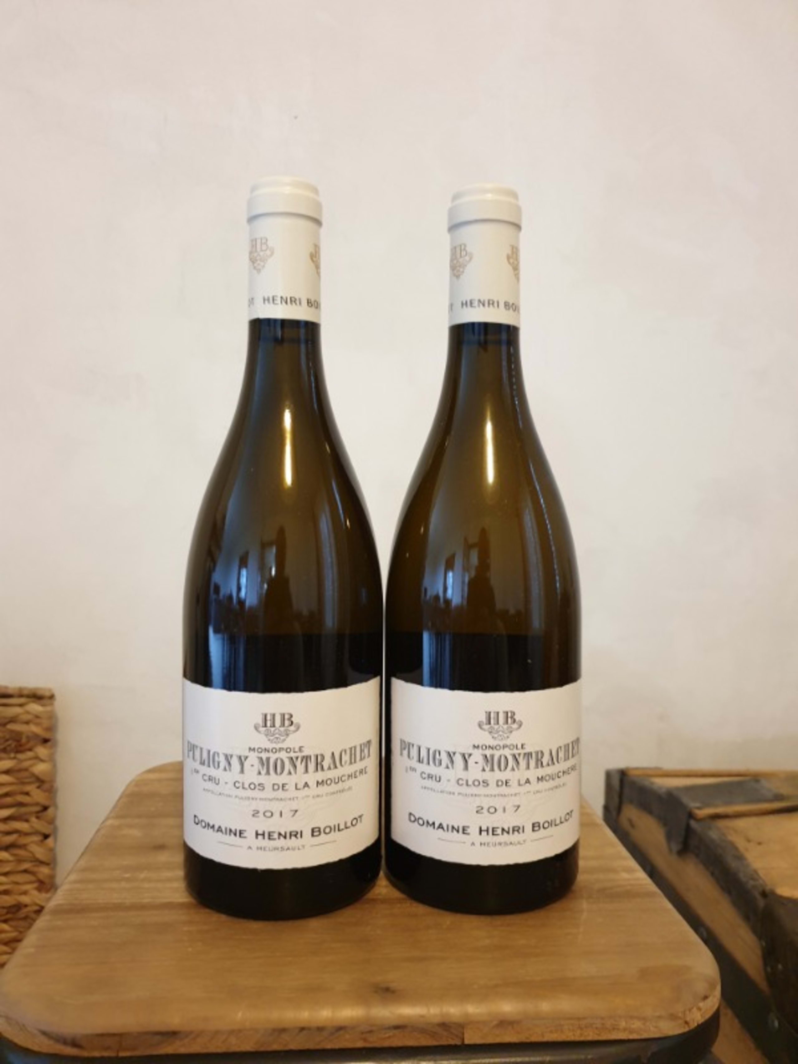 2 x Puligny-Montrachet, 1er Cru - Clos de La Mouchere, Henri Boillot, 2017