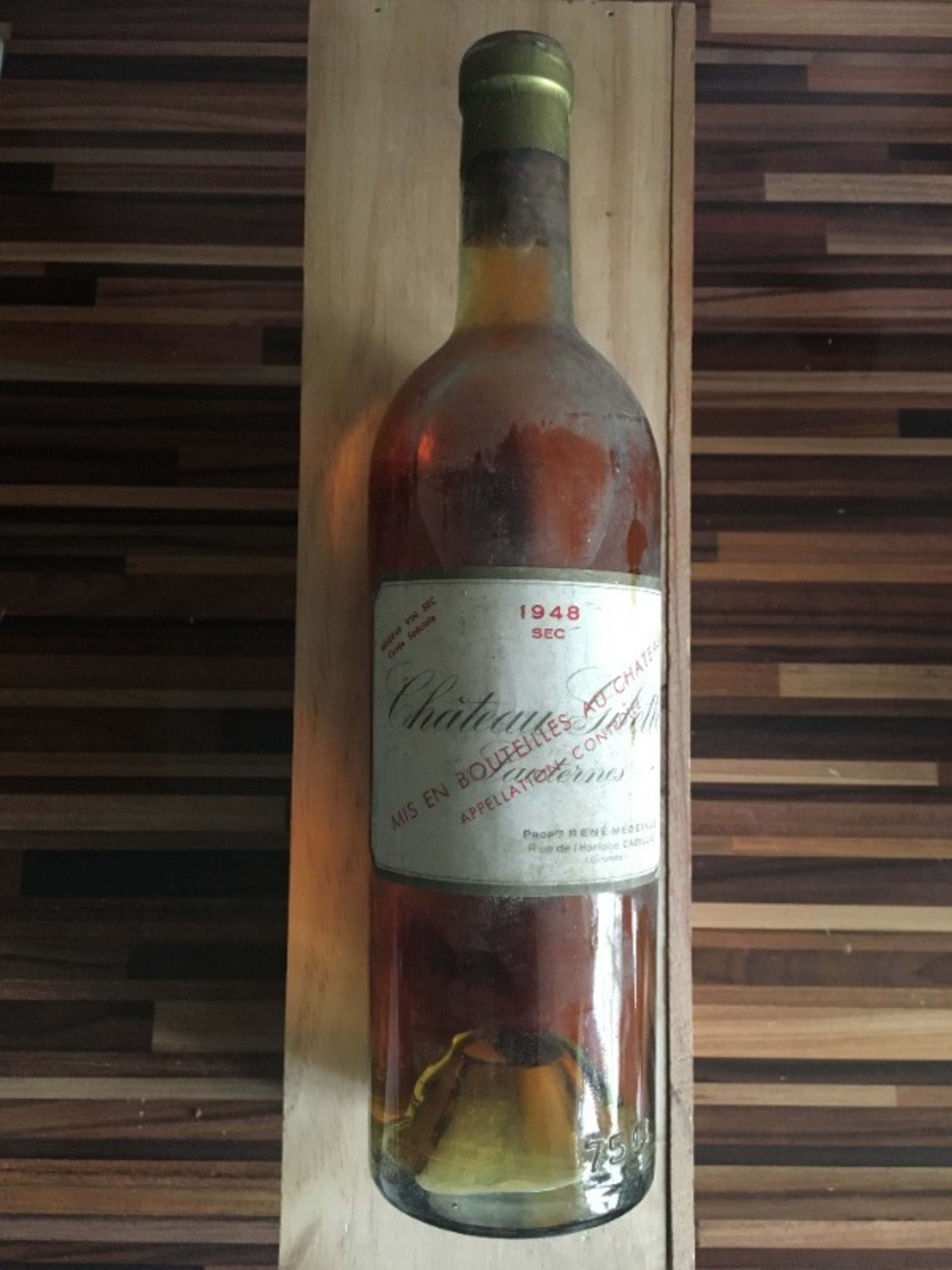 Cuvée spéciale sec, Château Gilette, Sauternes, 1948