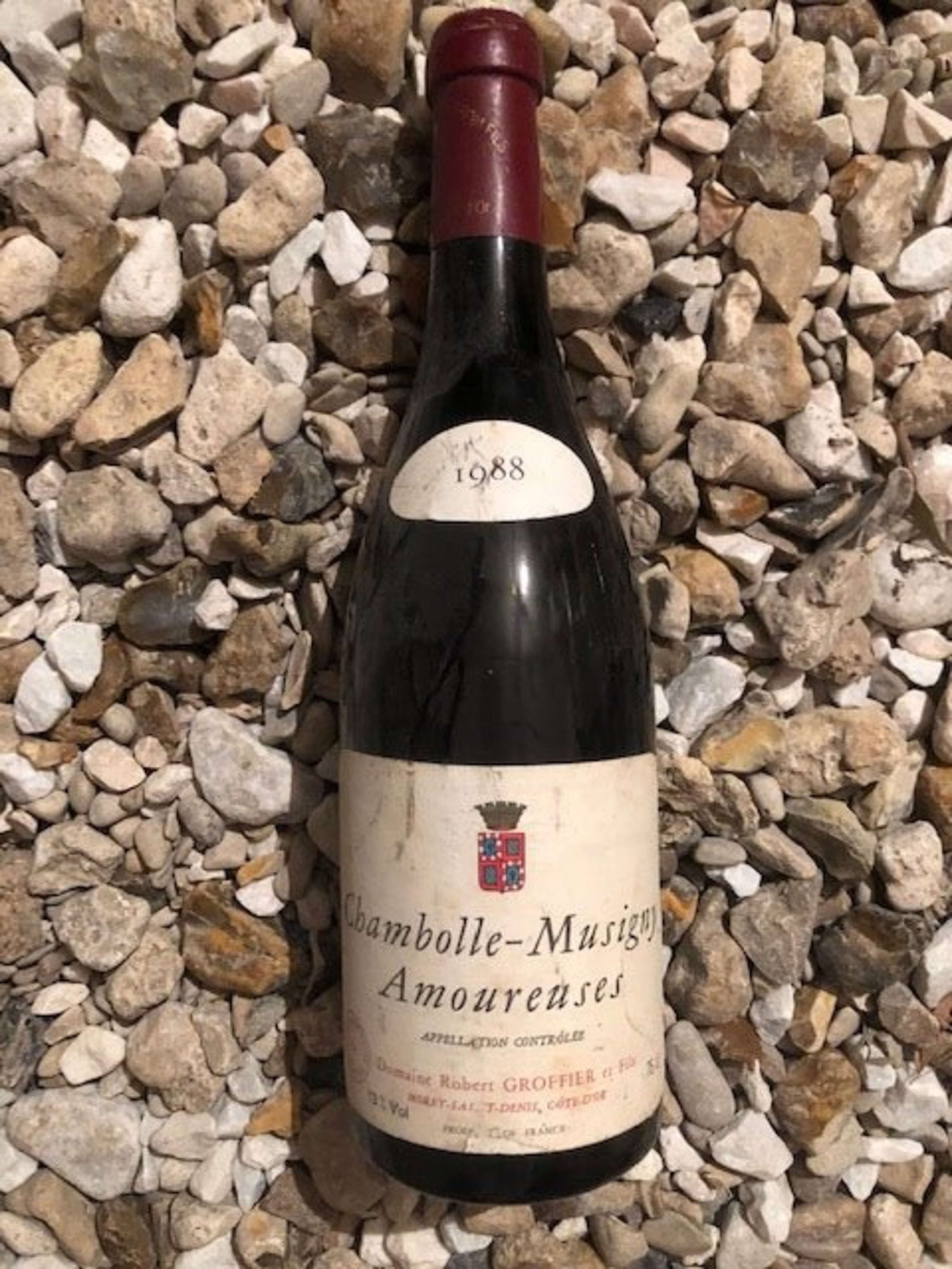 Chambolle-Musigny, 1er Cru les Amoureuses, Robert Groffier, 1988