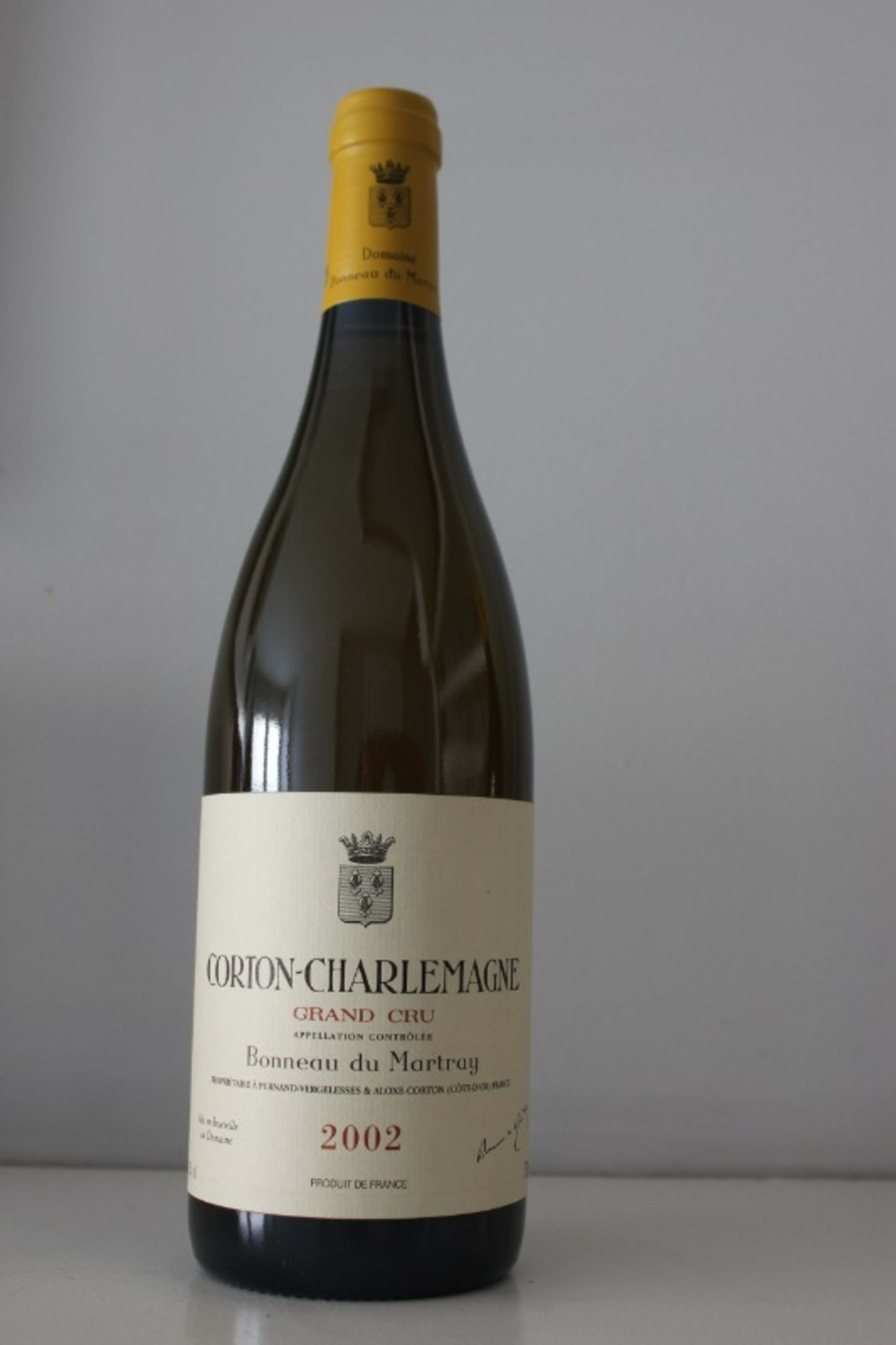 Corton-Charlemagne, Grand cru, Bonneau du Martray, 2002