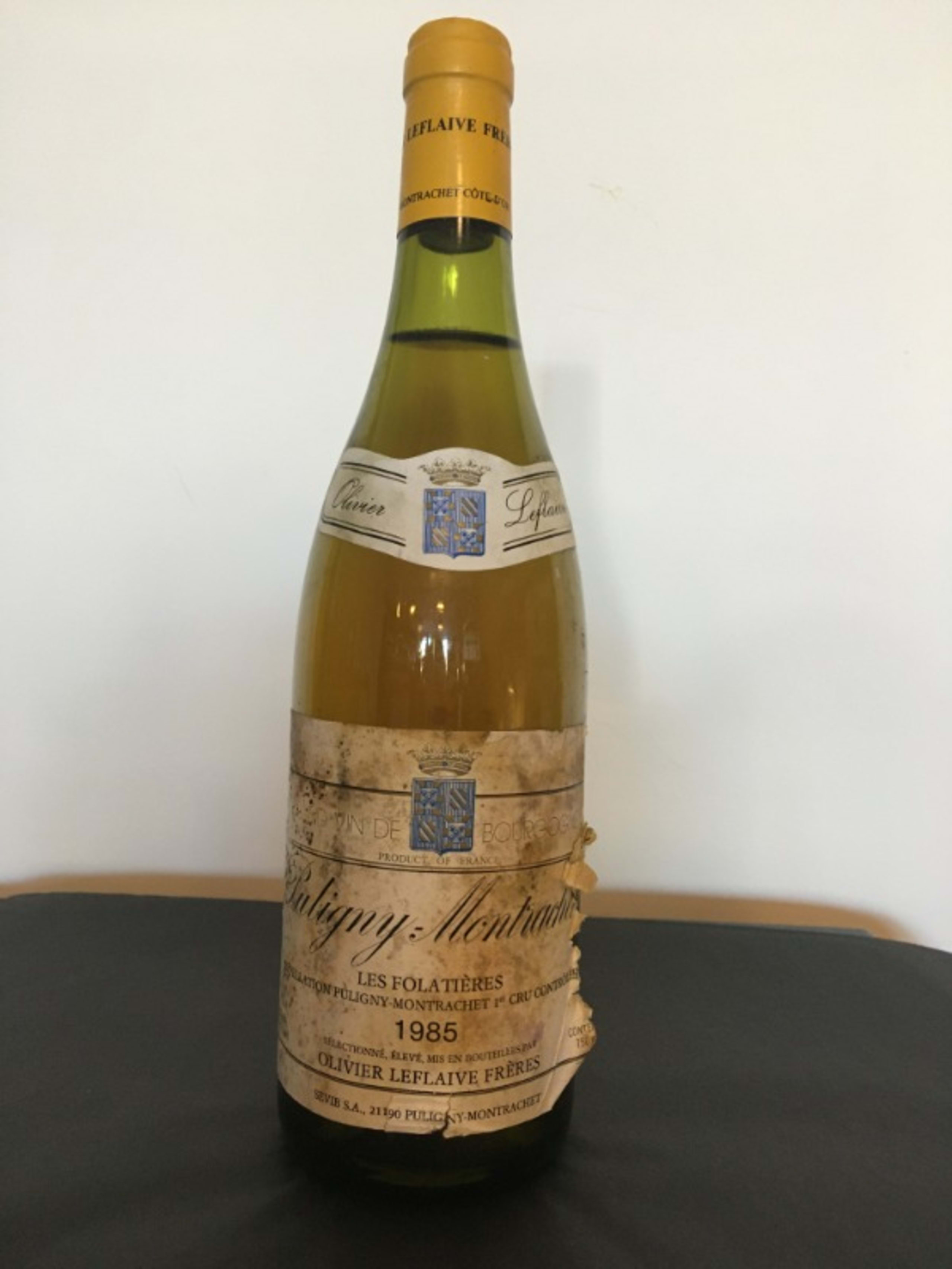 Puligny-Montrachet, les Folatières, Olivier Leflaive, 1985