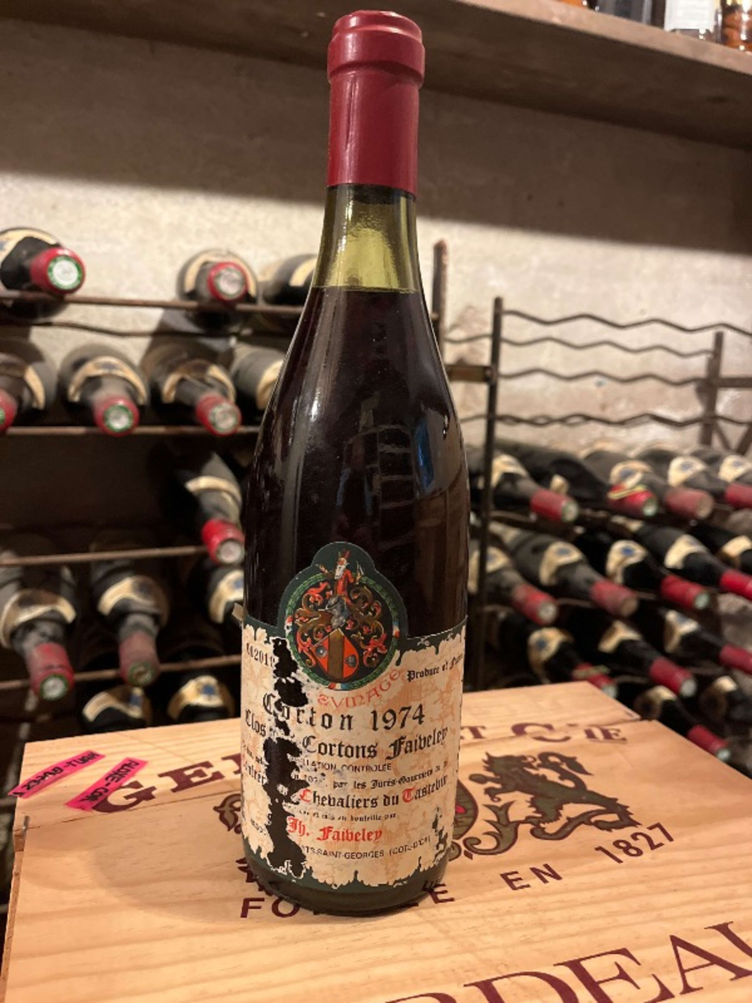 Corton, Clos des Cortons, Domaine Faiveley, 1974