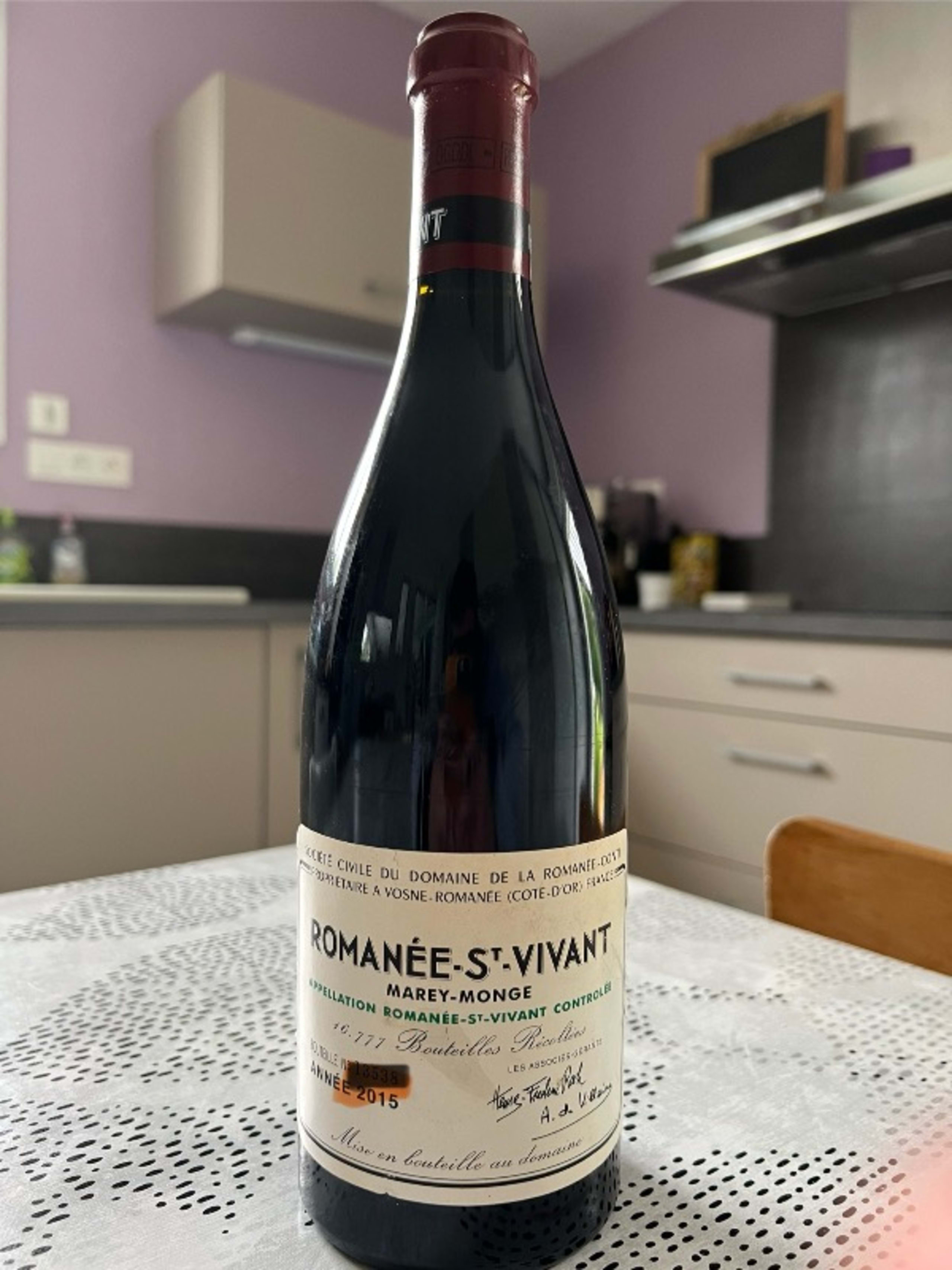 Romanée-Saint-Vivant, Marey Monge, Domaine de la Romanée Conti, 2015