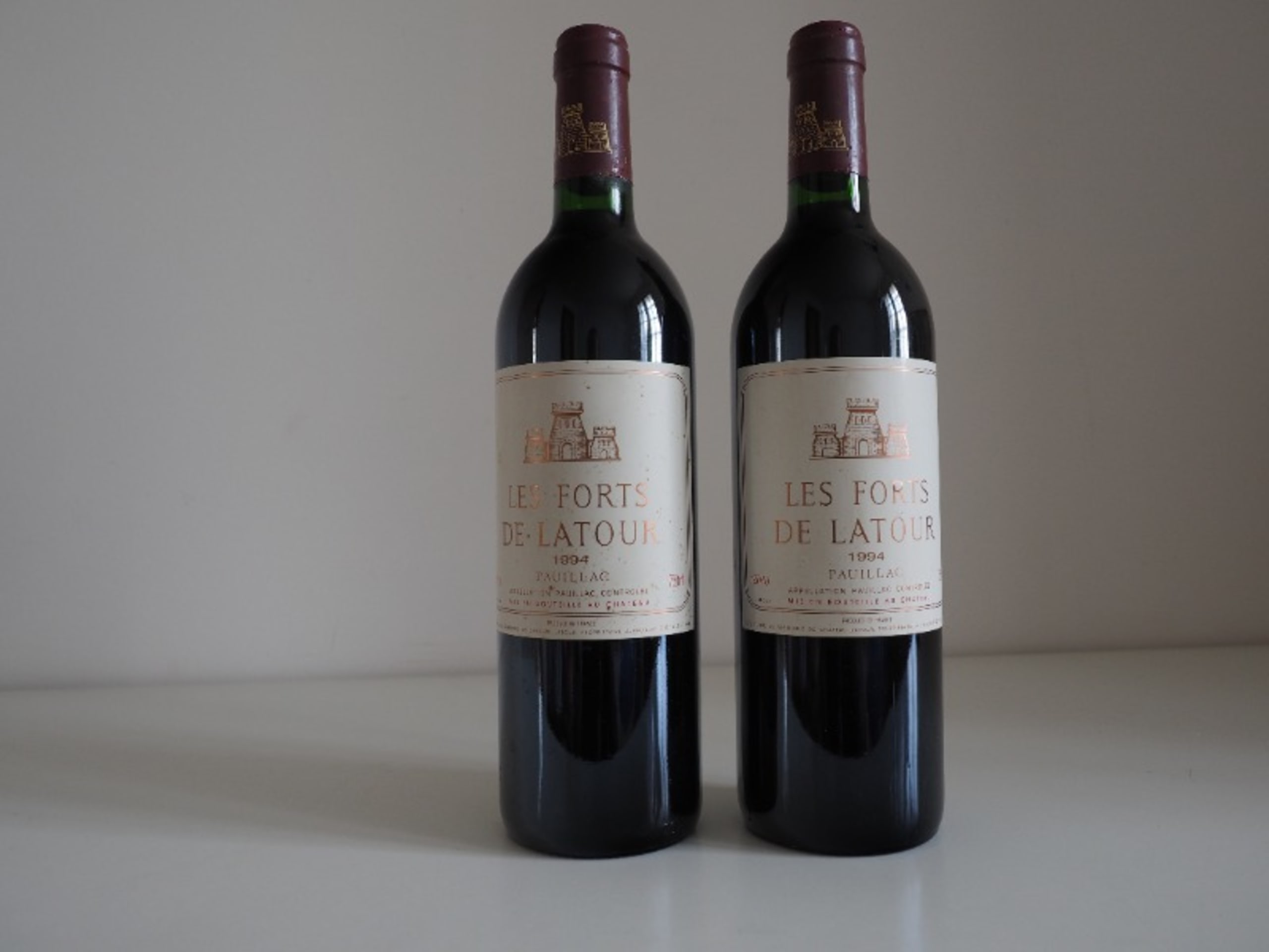 2 x Les Forts de Latour, château Latour, Pauillac, 1994