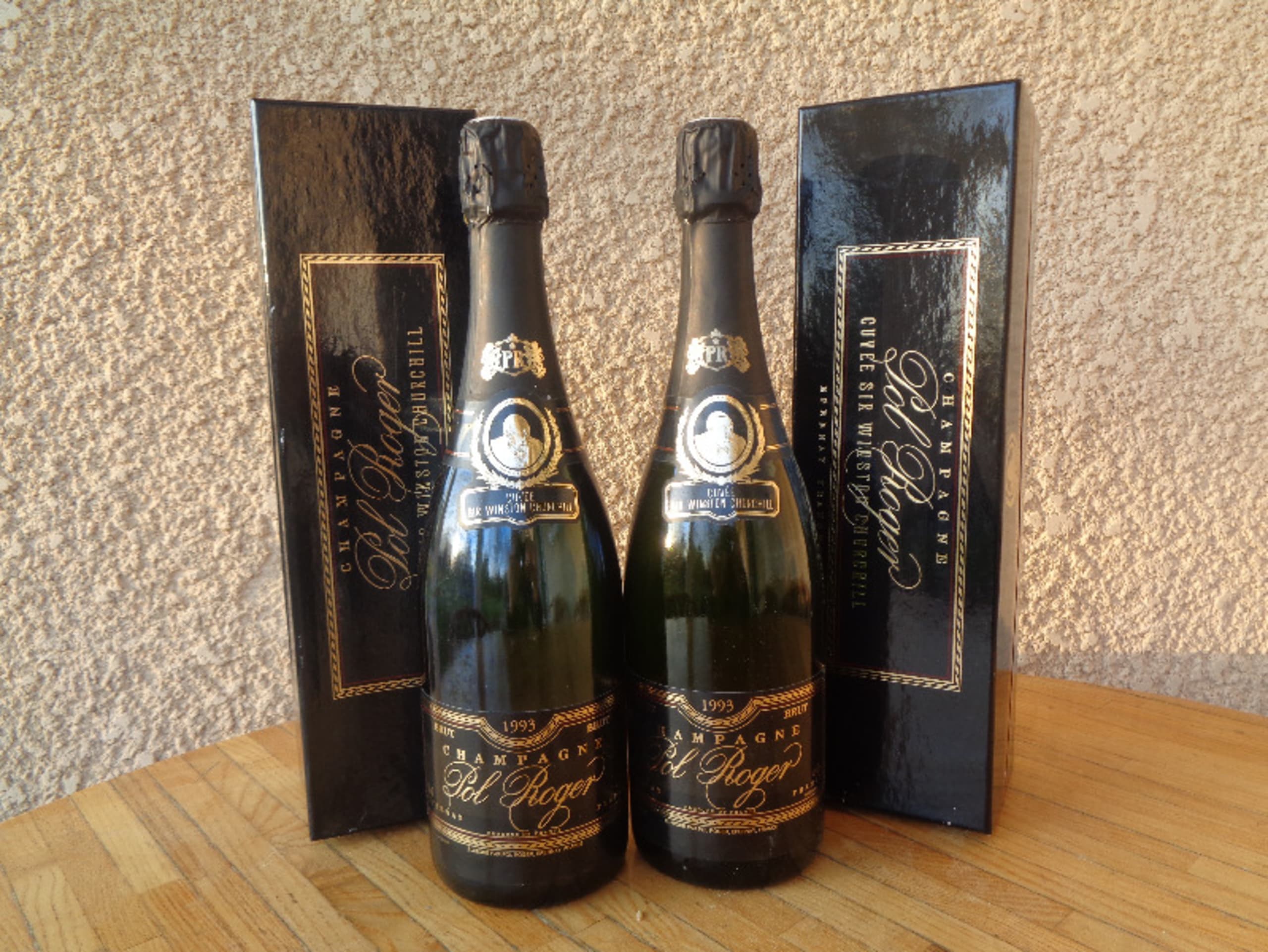 2 x Cuvée Sir Winston Churchill, POL-ROGER, Champagne, 1993