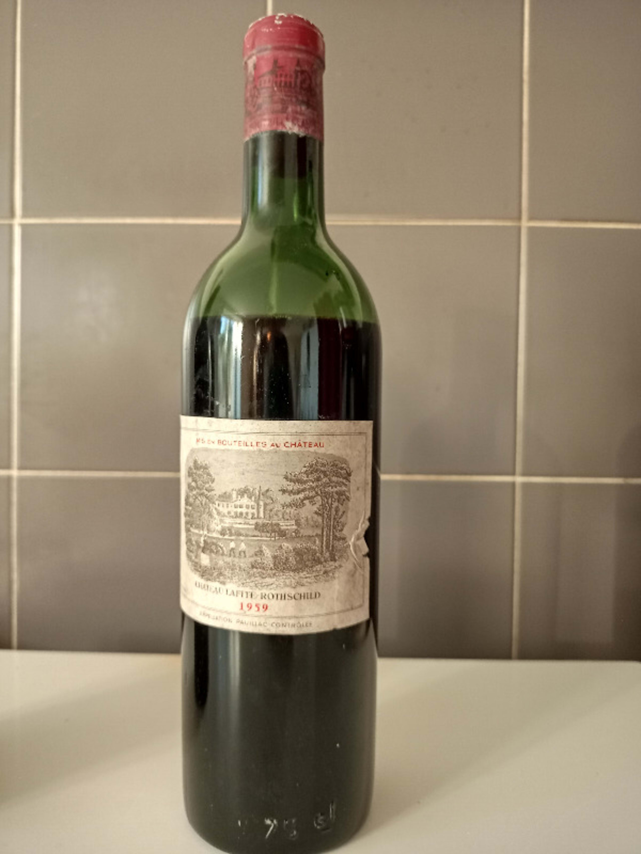 château Lafite Rothschild, Pauillac, 1959