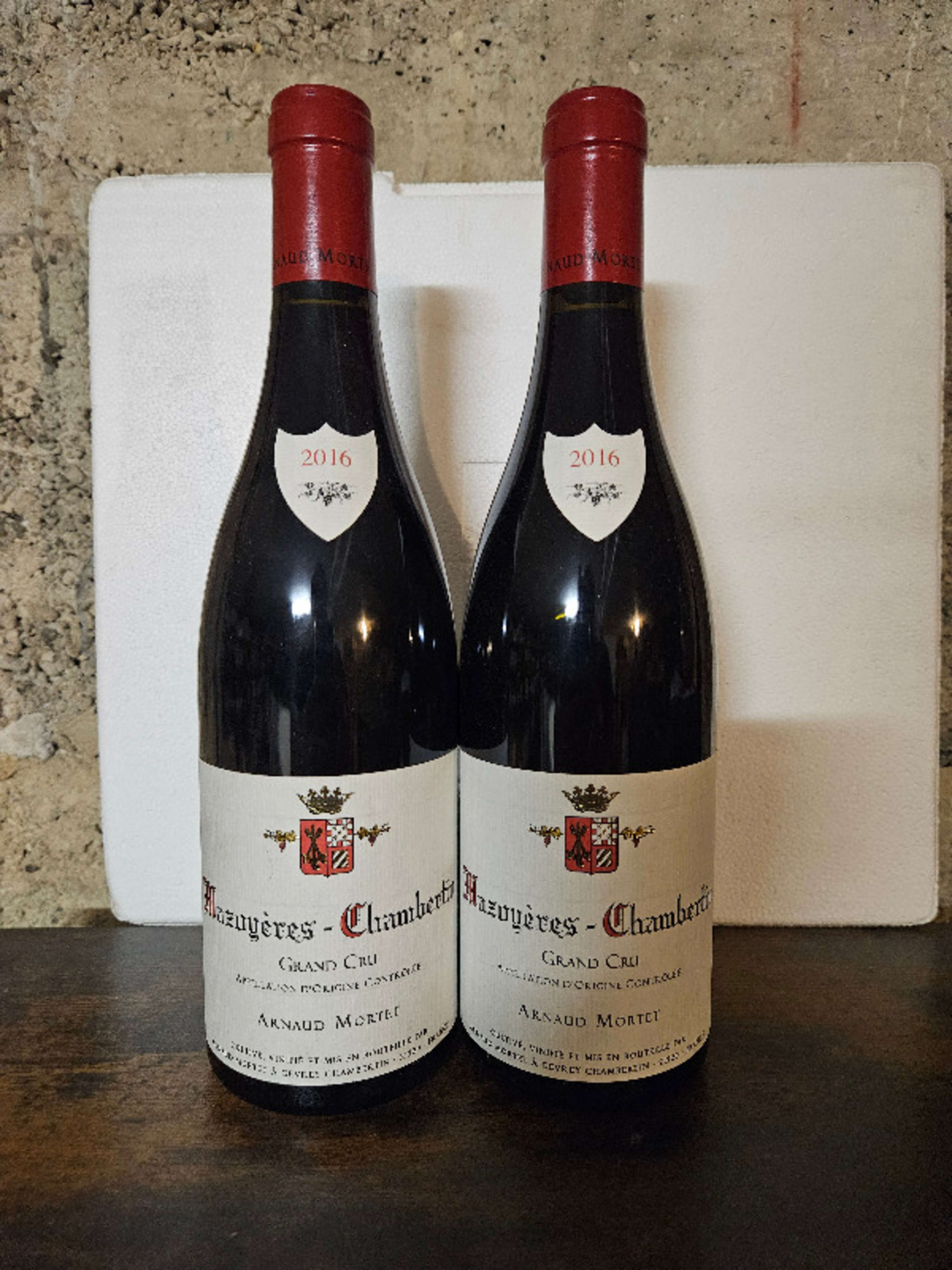 2 x Mazoyères-Chambertin, Arnaud Mortet, 2016
