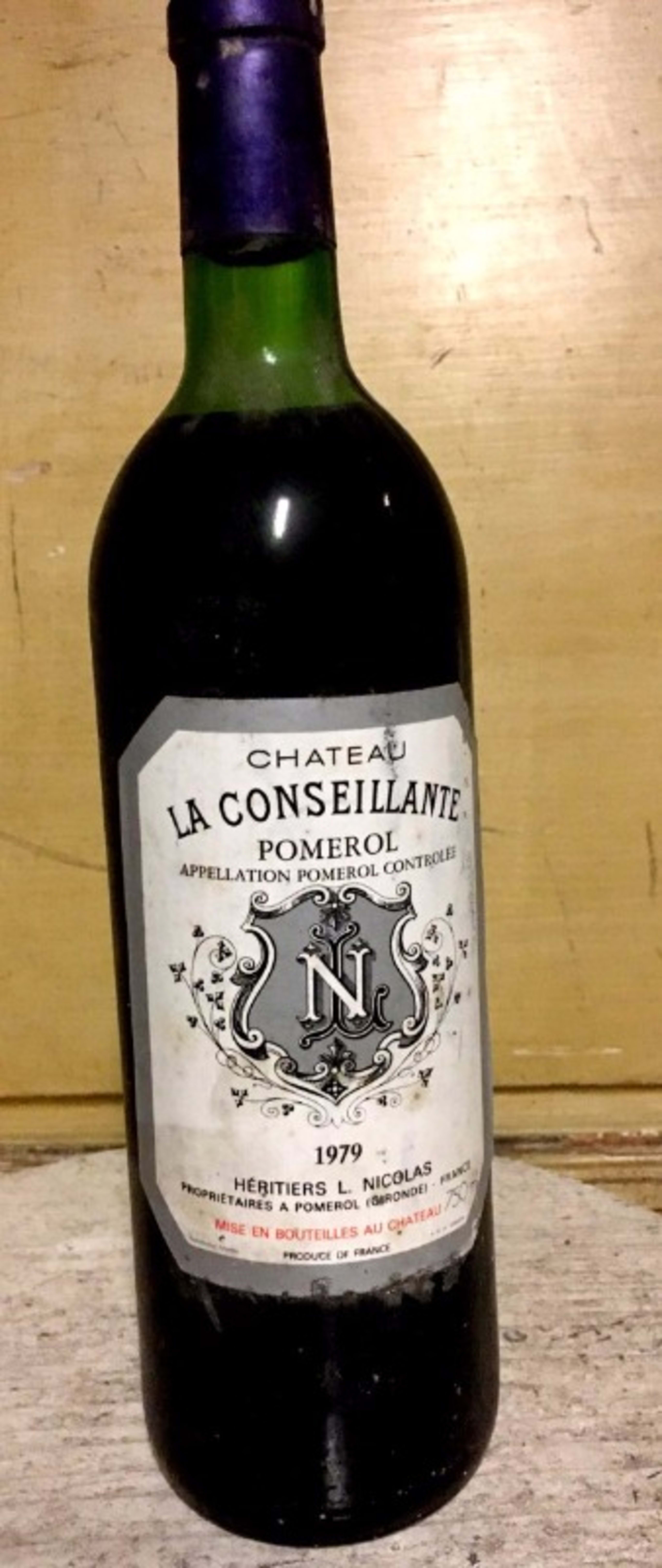 Château La Conseillante, Pomerol, 1979