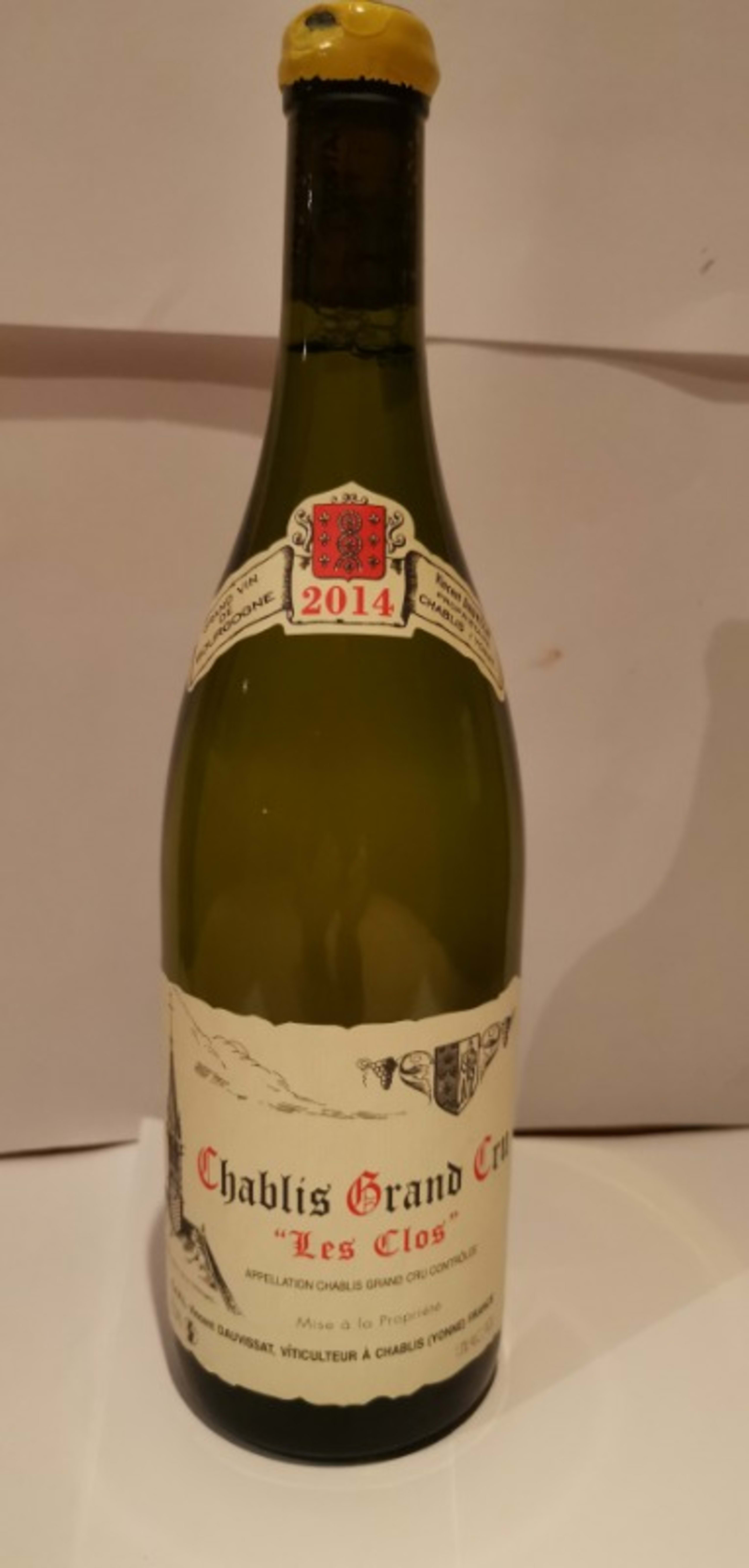 Chablis Grand Cru, Les clos, Vincent Dauvissat, 2014