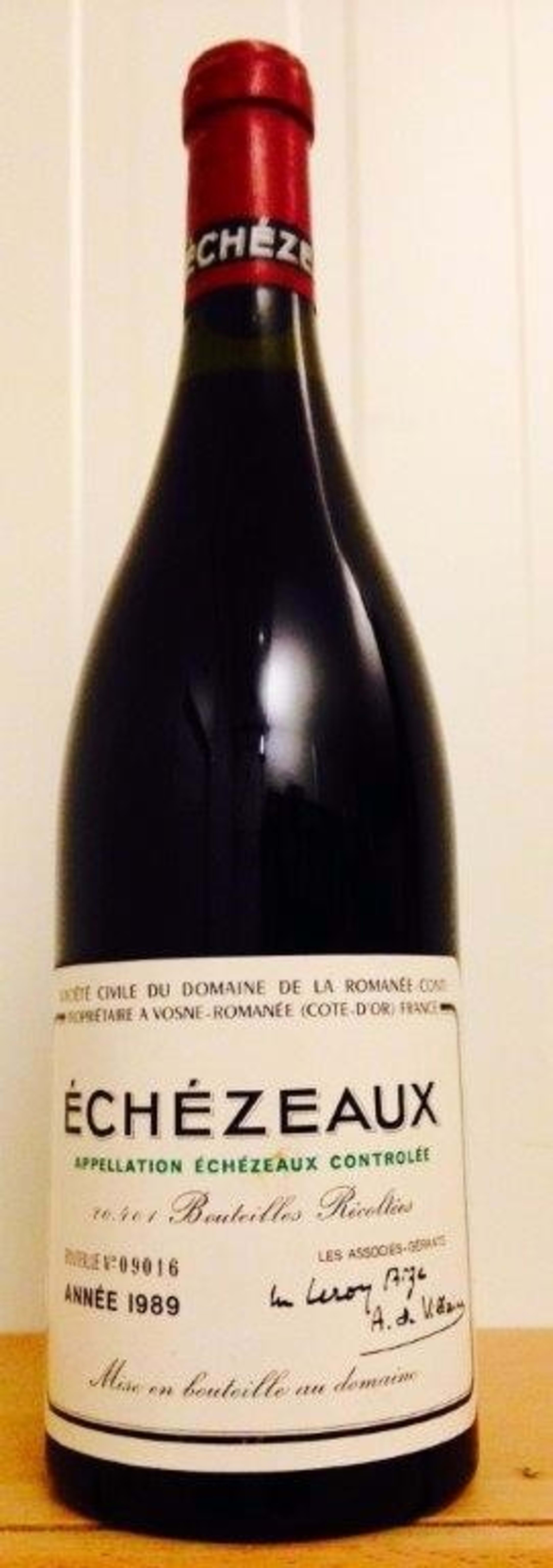 Echézeaux, Domaine de la Romanée-Conti, 1989