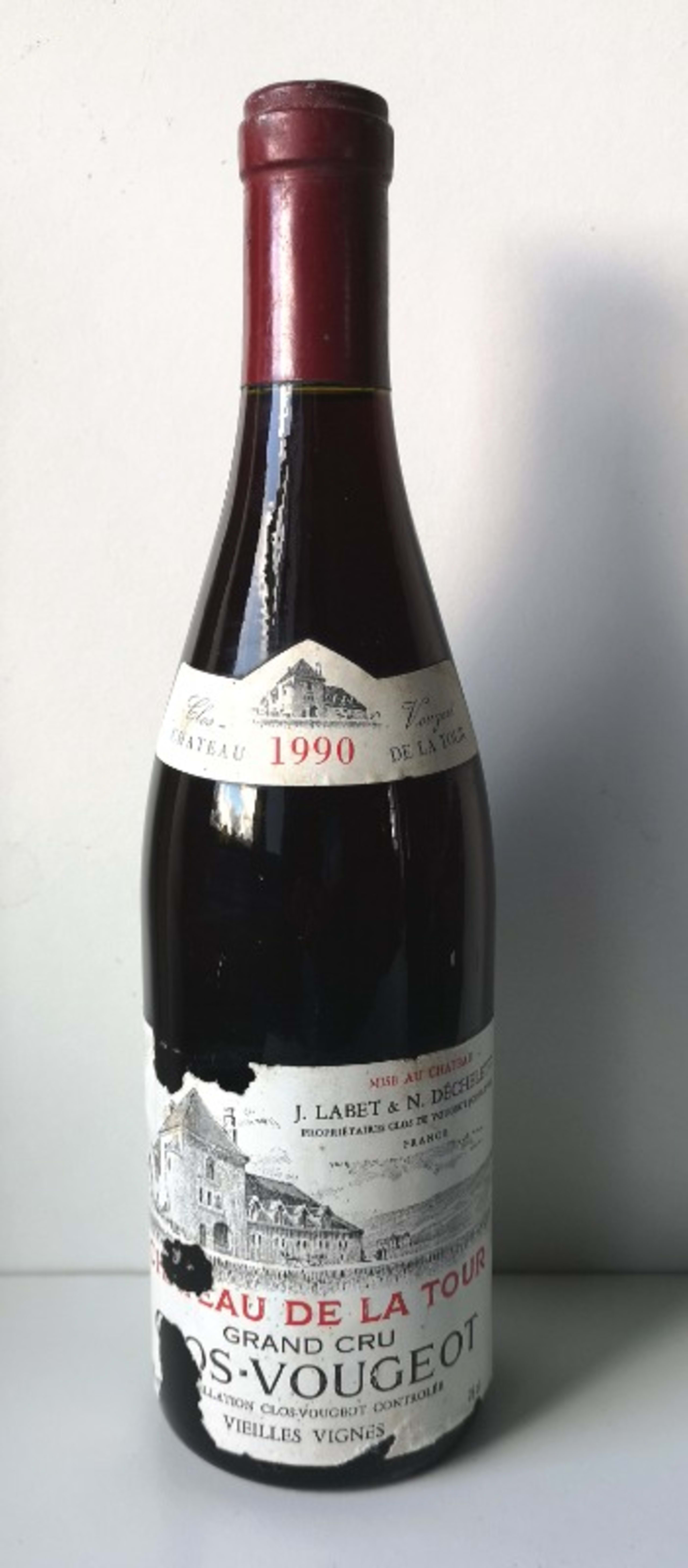 Clos de Vougeot, Grand cru - Vieilles Vignes, Château de la Tour, 1990