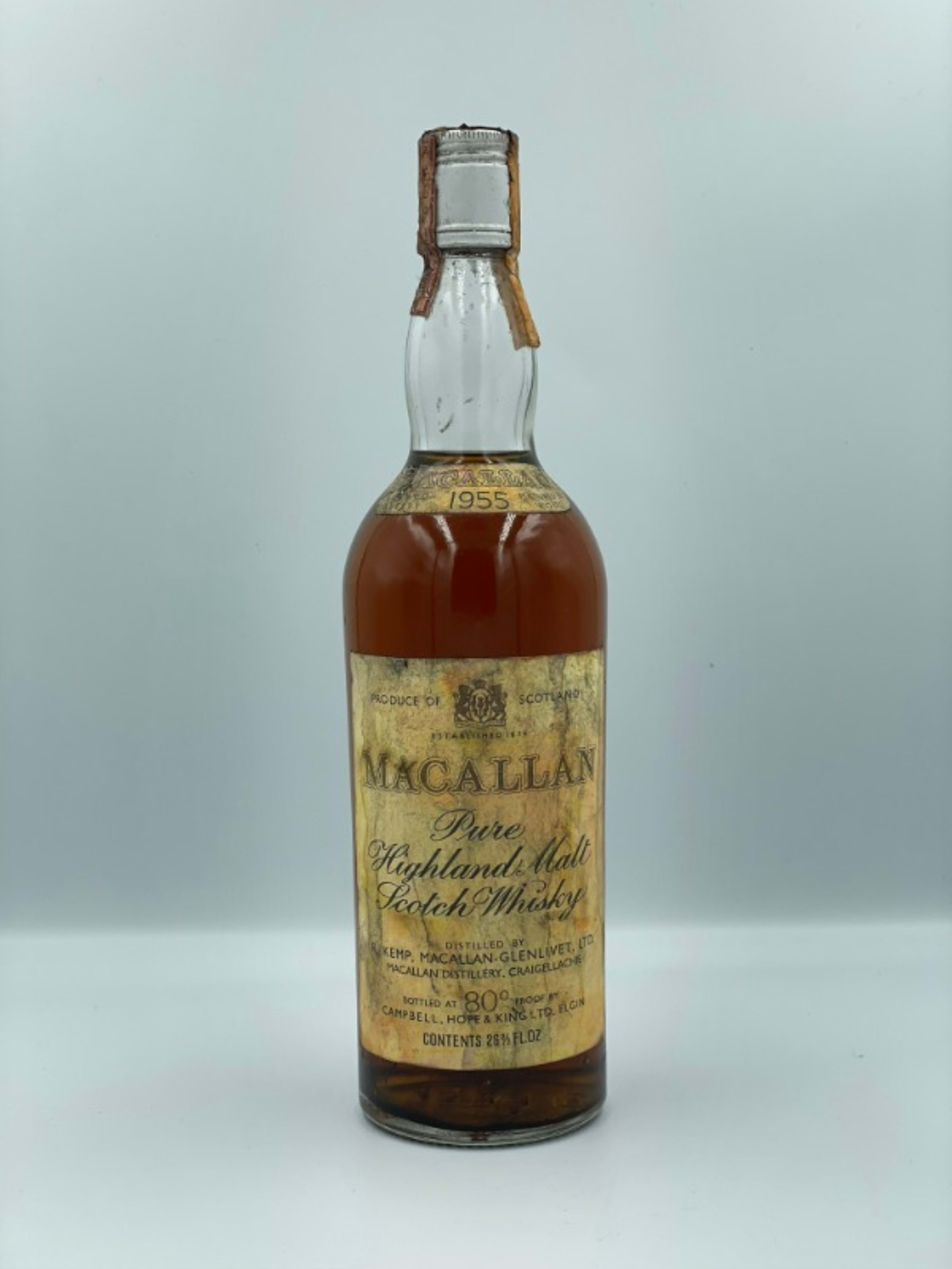 PURE HIGHTLAND MALT 80 PROOF, MACALLAN, Whisky, 1955