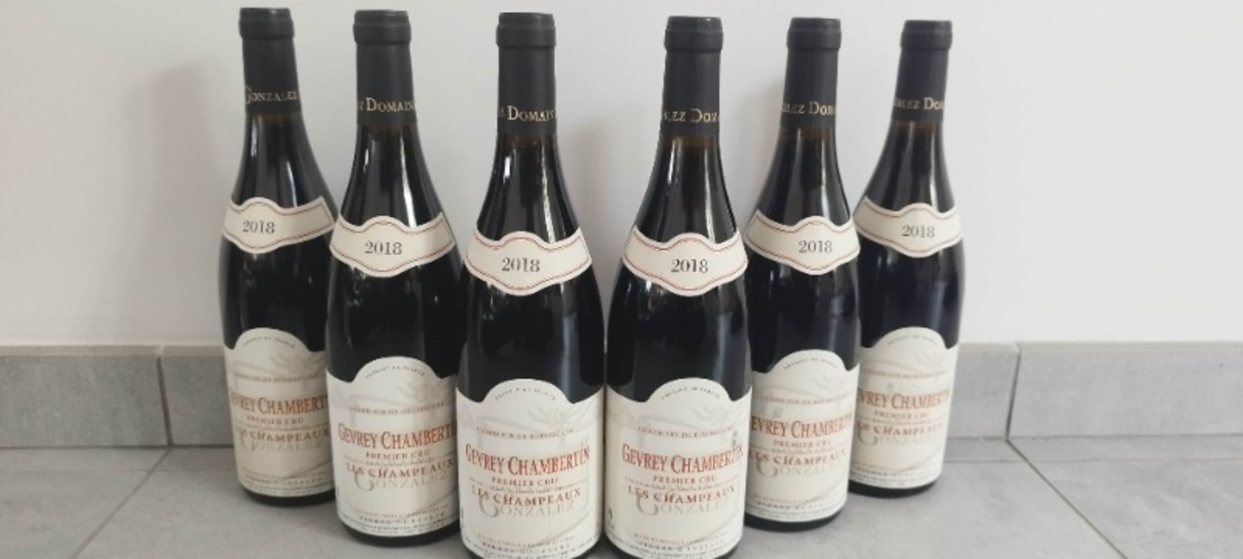 6 x Gevrey-Chambertin, 1er Cru Les Champeaux, Pierre Gonzalez, 2018