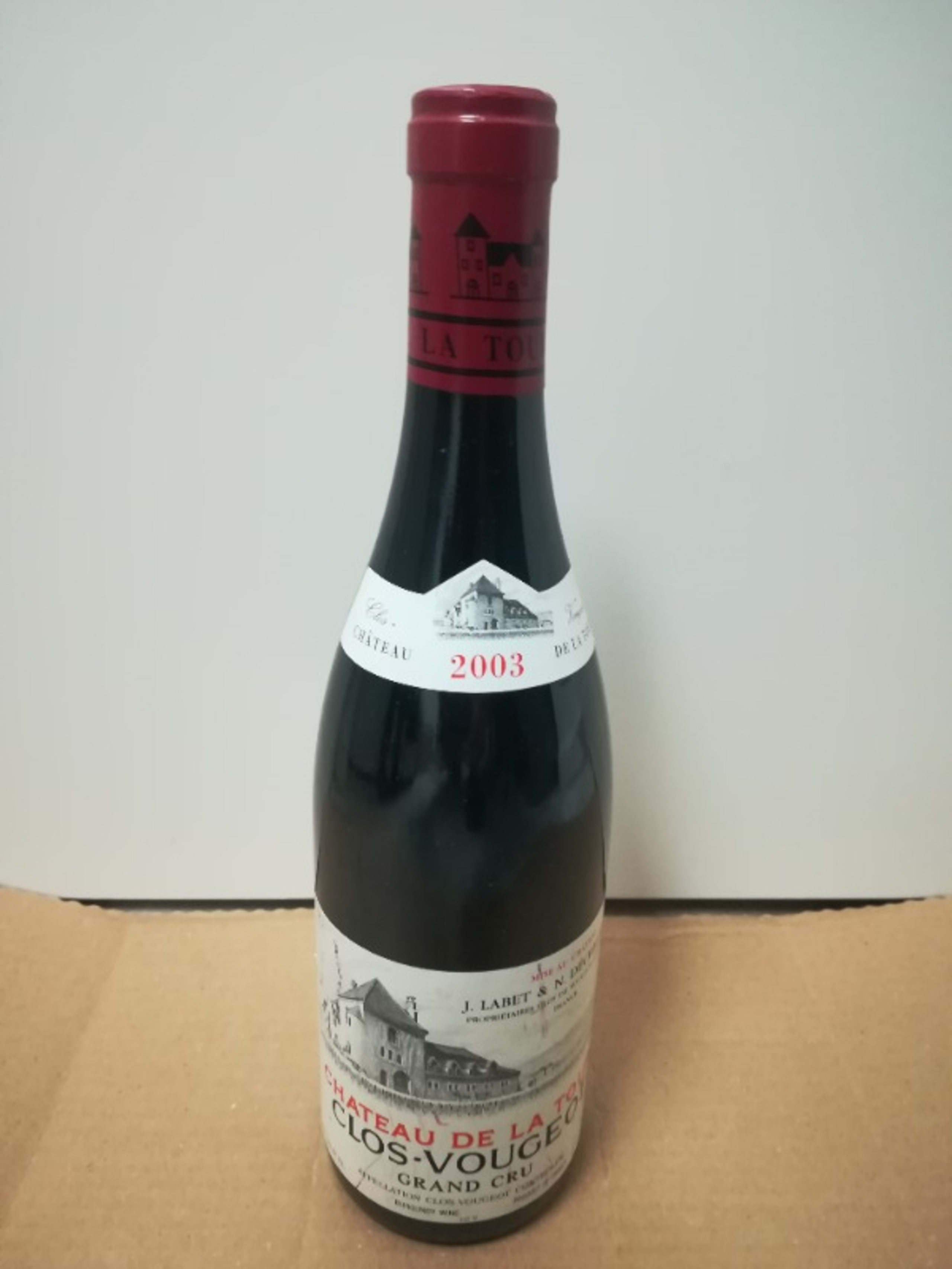 Clos de Vougeot, Grand Cru, Ch De La Tour, 2003