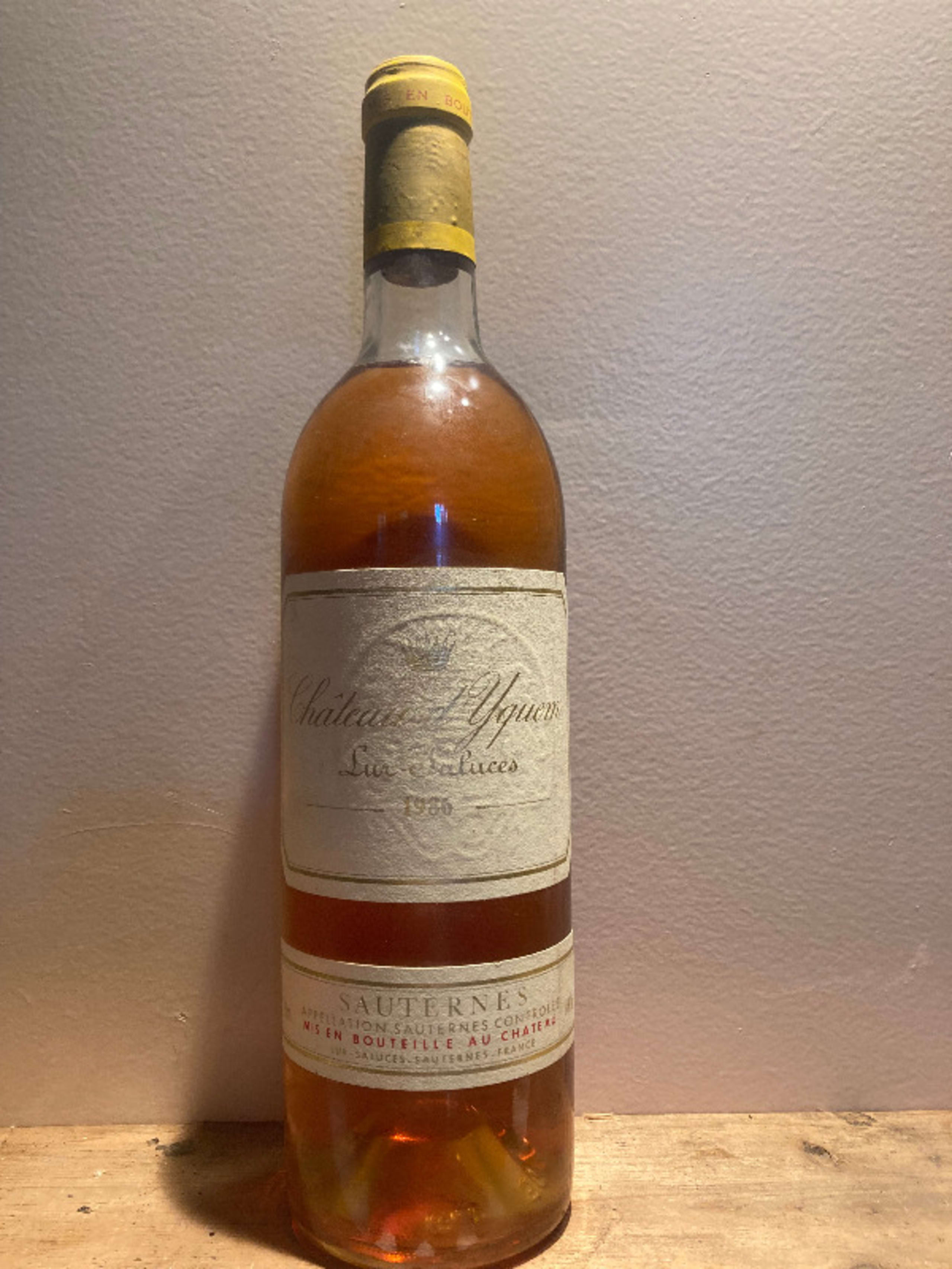 Château d'Yquem, Sauternes, 1986