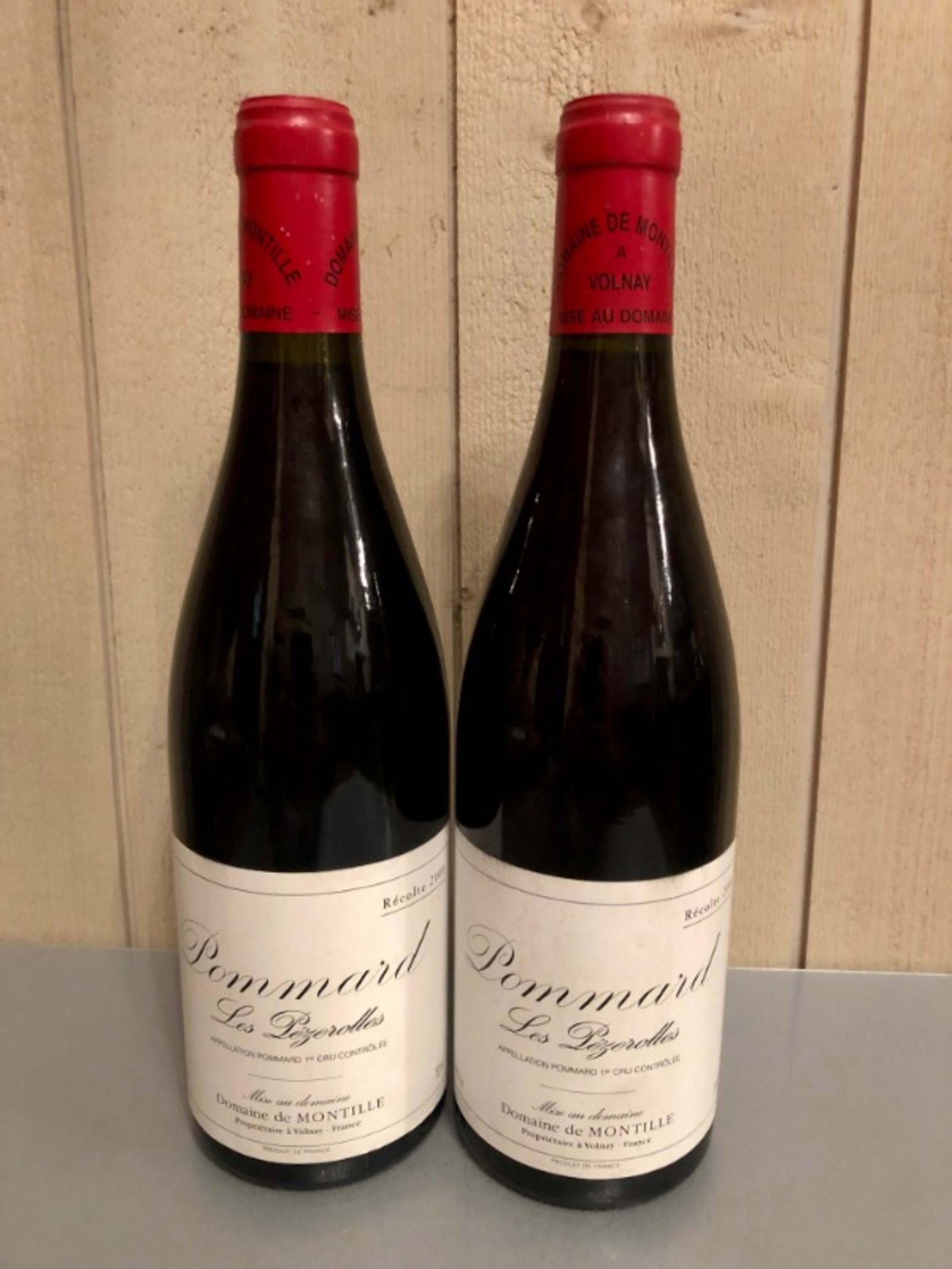 2 x Pommard, 1er Cru les pezerolles, de Montille, 2000